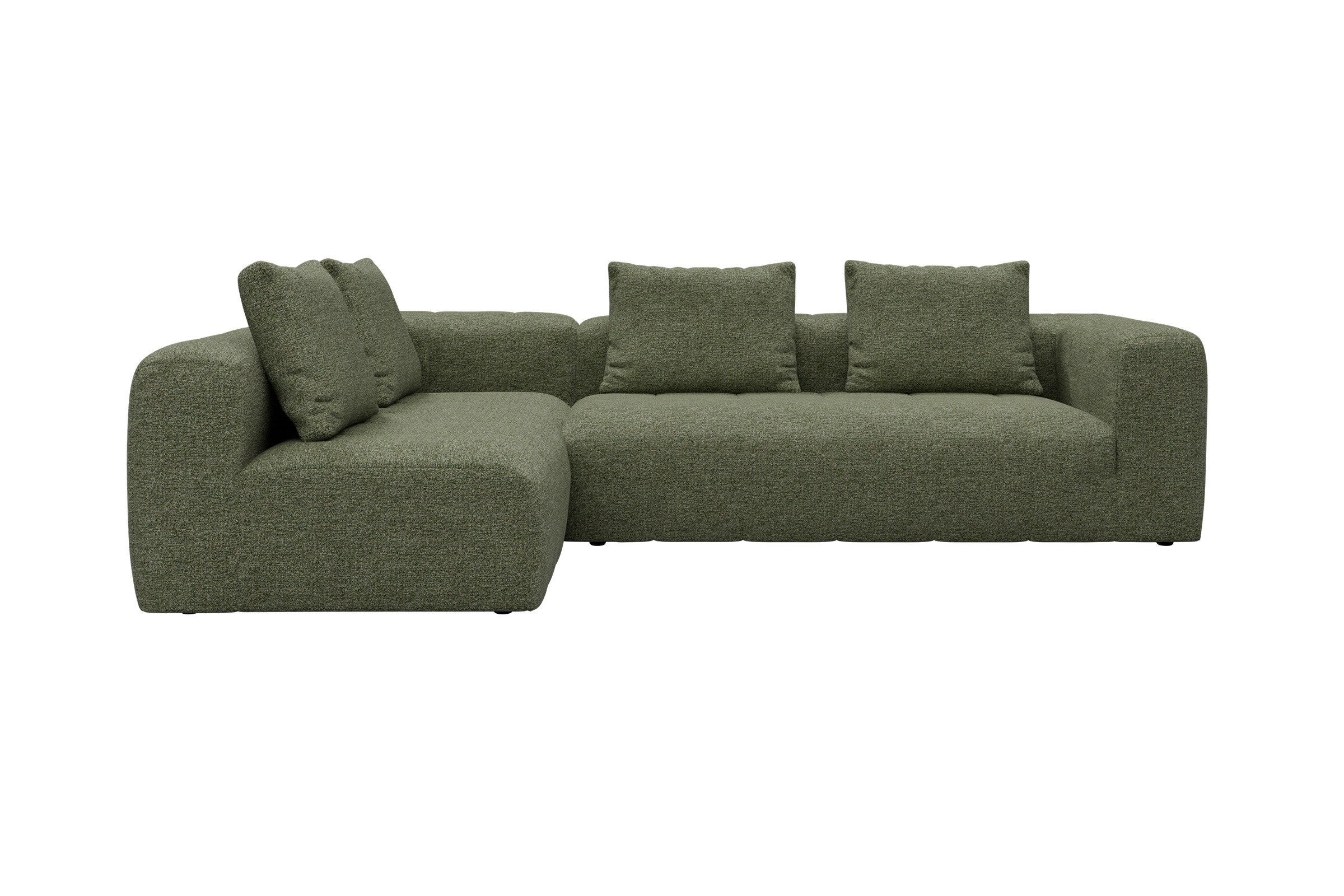 Hugo 2x 2,5-Sitzer Armlehne rechts Carreno-Vivid-Green moebelfaktor