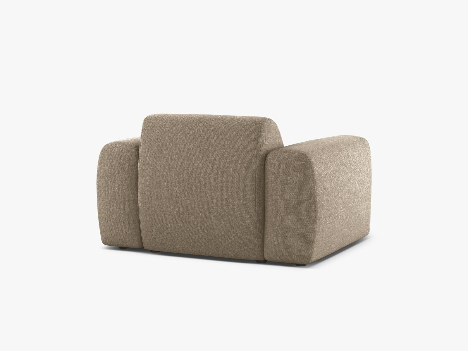 Micadoni Sessel Molino Chenille Eden Dunkelbeige