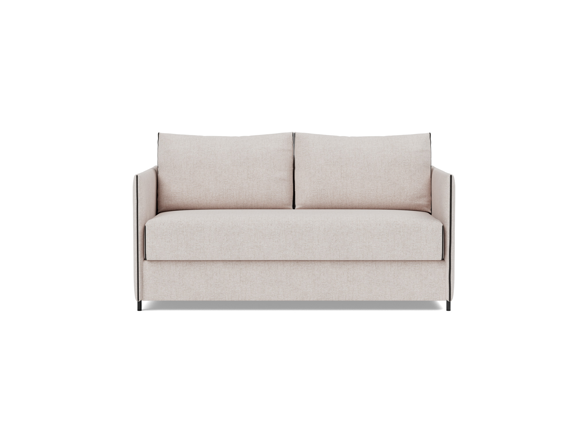 Schlafsofa Luoma Strukturierter Stoff Weda 300-Weda-Sand