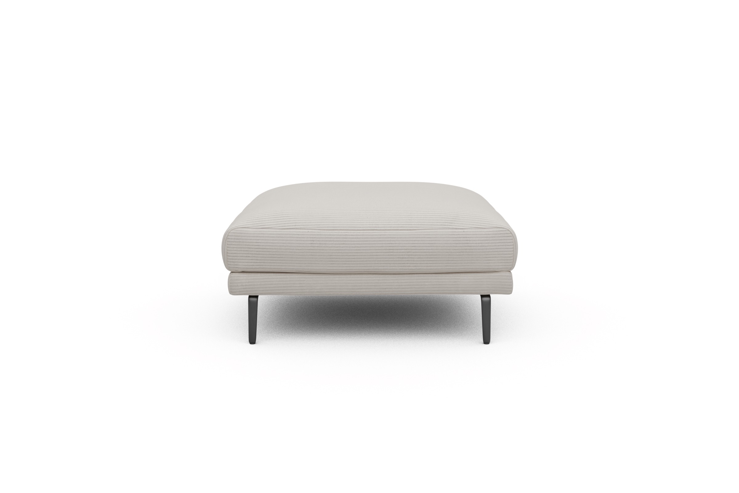 Skandi Home Ottomane Karl Corduroy-Ivory moebelfaktor