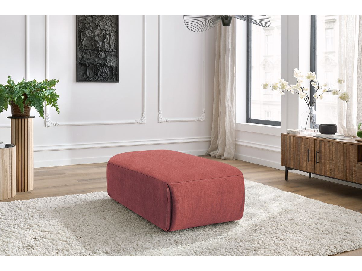 Bobochic Jeanne Pouf 66 × 117 cm Samt Orange