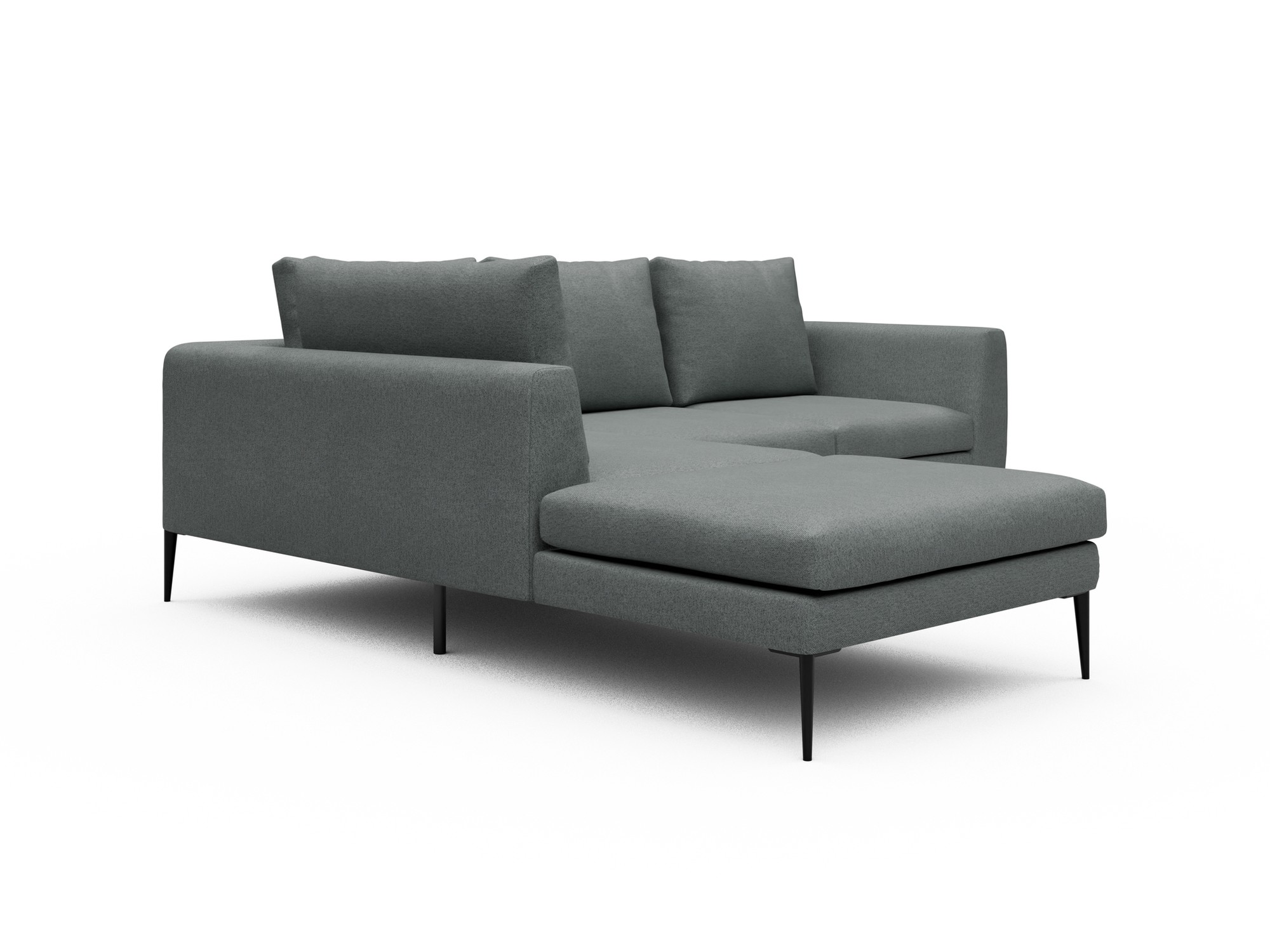 Skandi Home Ecksofa Paul Relax-Ecke links mit 2-Sitzer Denari-Soft-Grey moebelfaktor