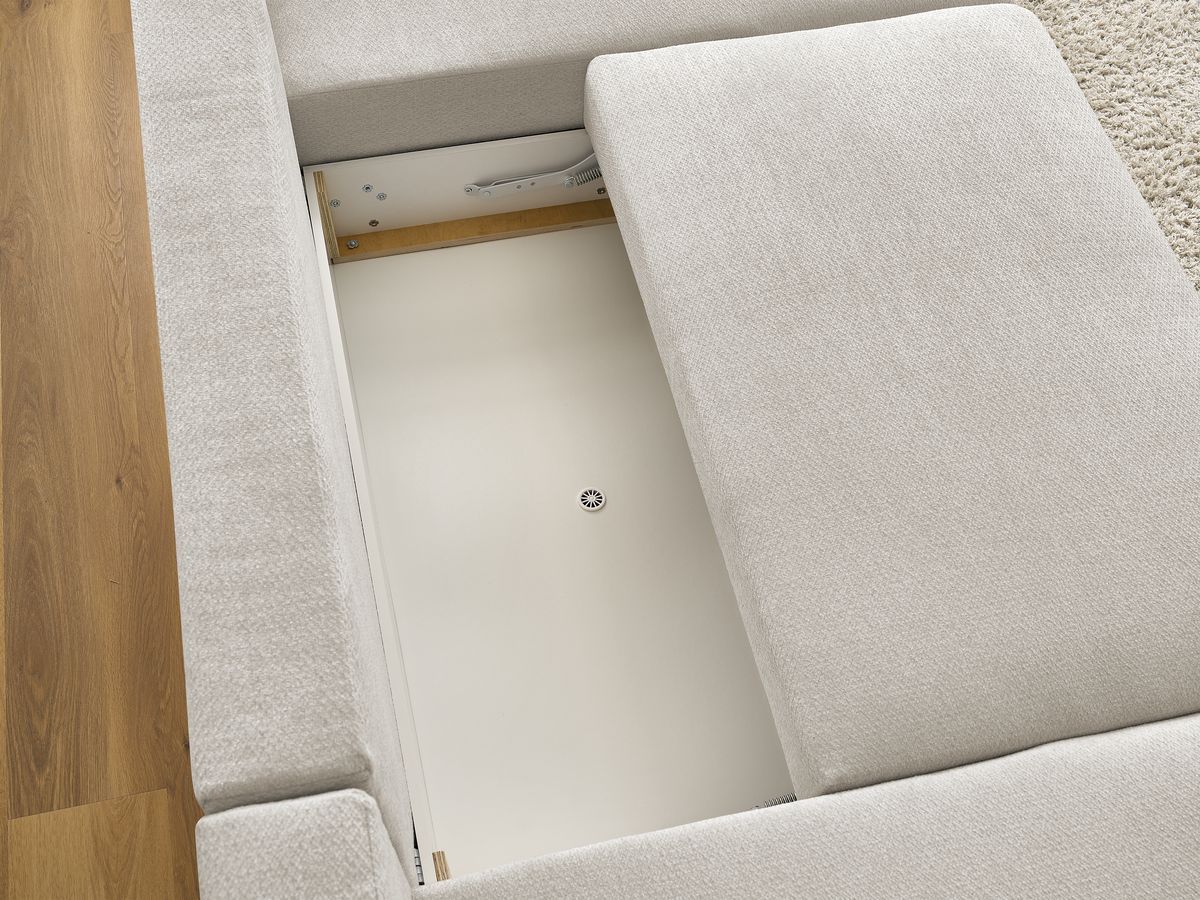 Bobochic Sidonie Wohnlandschaft Melange-Stoff Beige