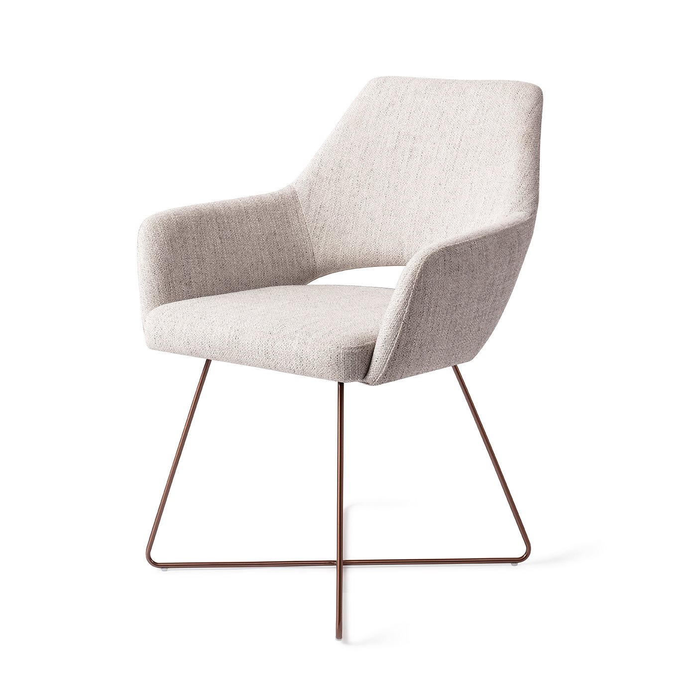Jesper Home Esszimmerstuhl Yanai Pigeon Cross Rosa