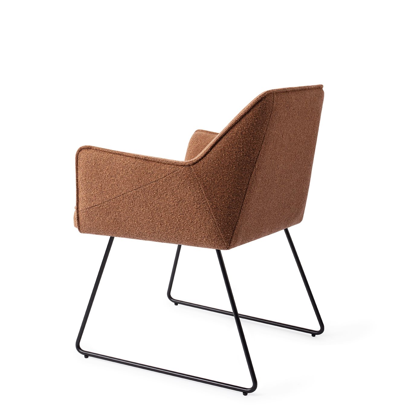 Jesper Home Esszimmerstuhl Tome Cinnamon-Bun Slide Schwarz