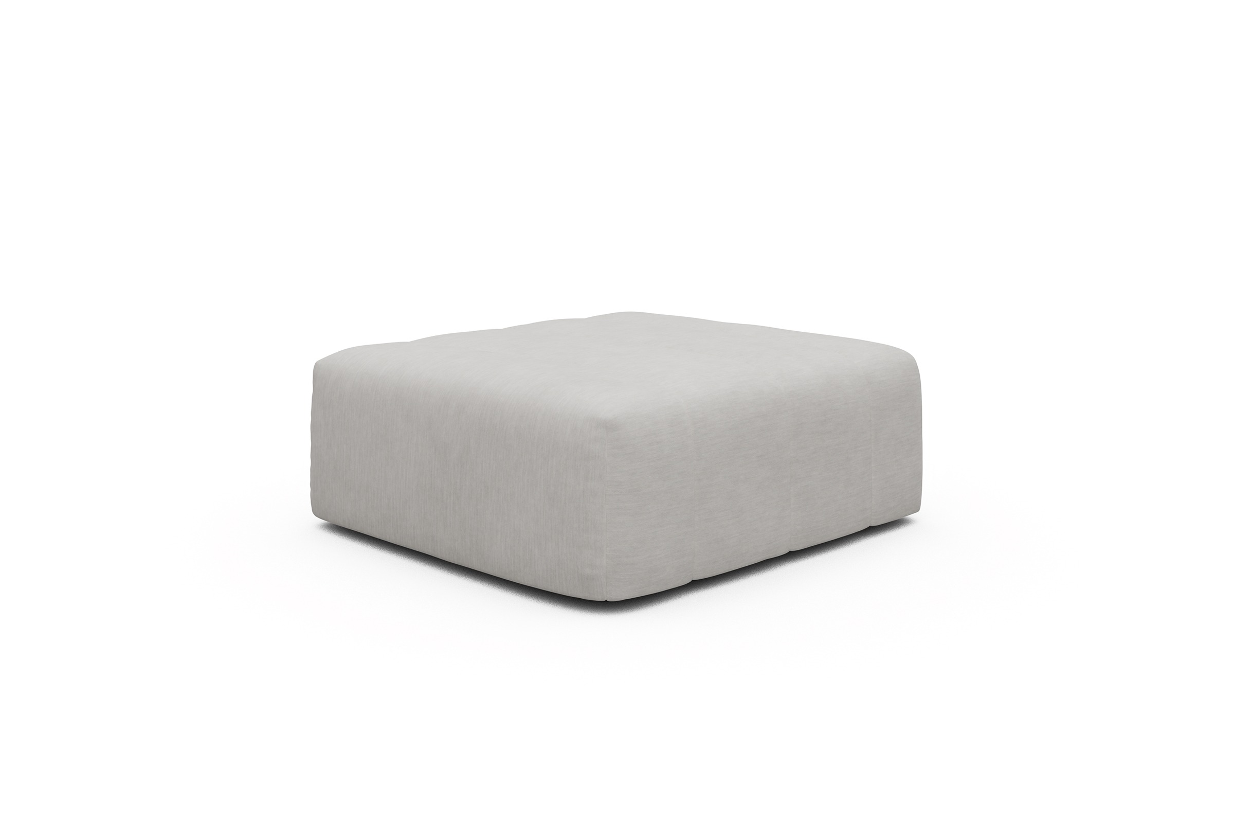 Sitzhocker Hugo Ottomane Vivus-Dusty-Off-White