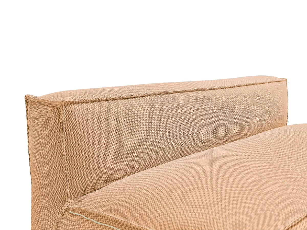 Bobochic Biarritz Sofamodul 2-Sitzer Melange-Stoff Orange
