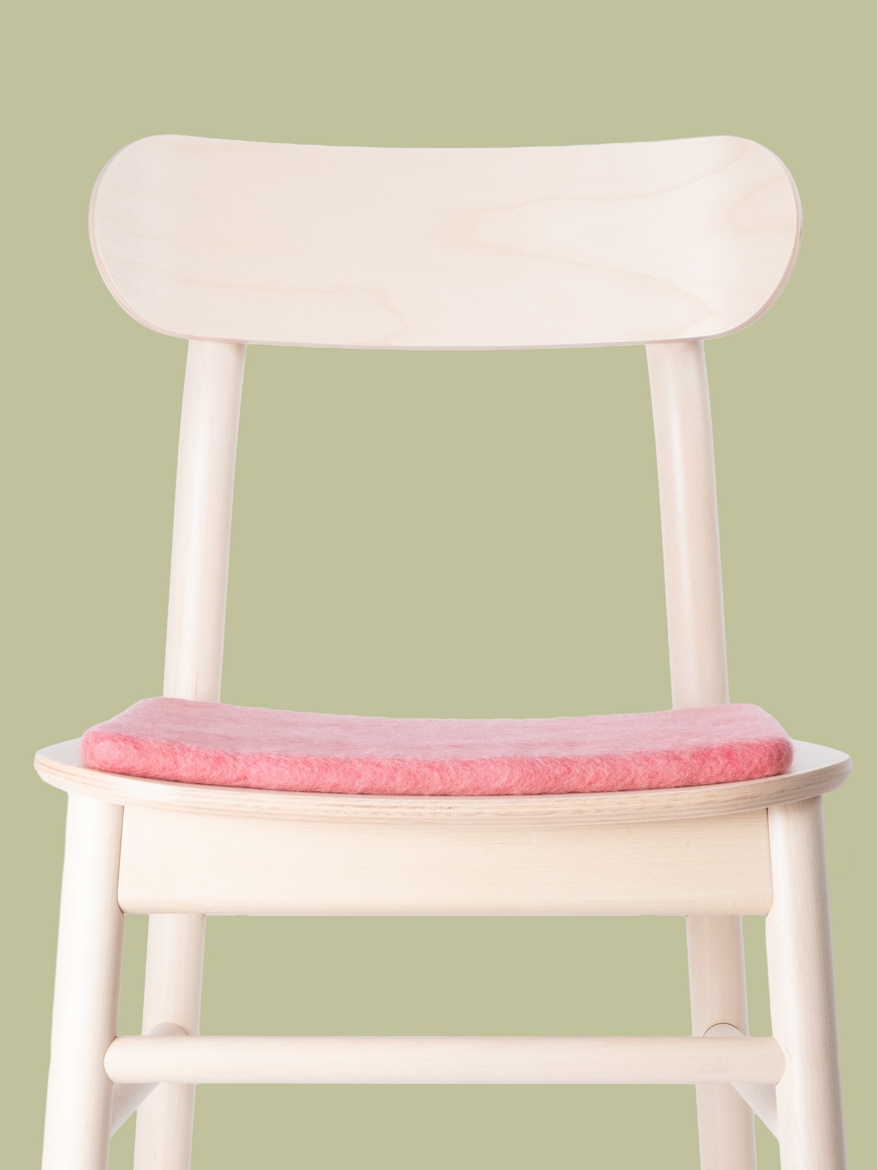 myfelt Vera Filz-Sitzauflage Korallenrosa 36 x 36 cm