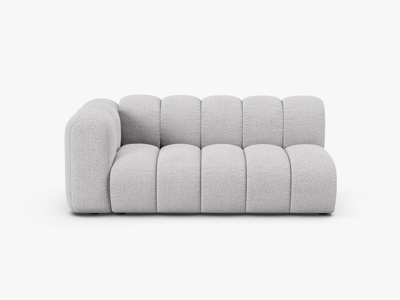 Micadoni Modul Lupine 3-Sitzer Boucle Baloo Hellgrau Links