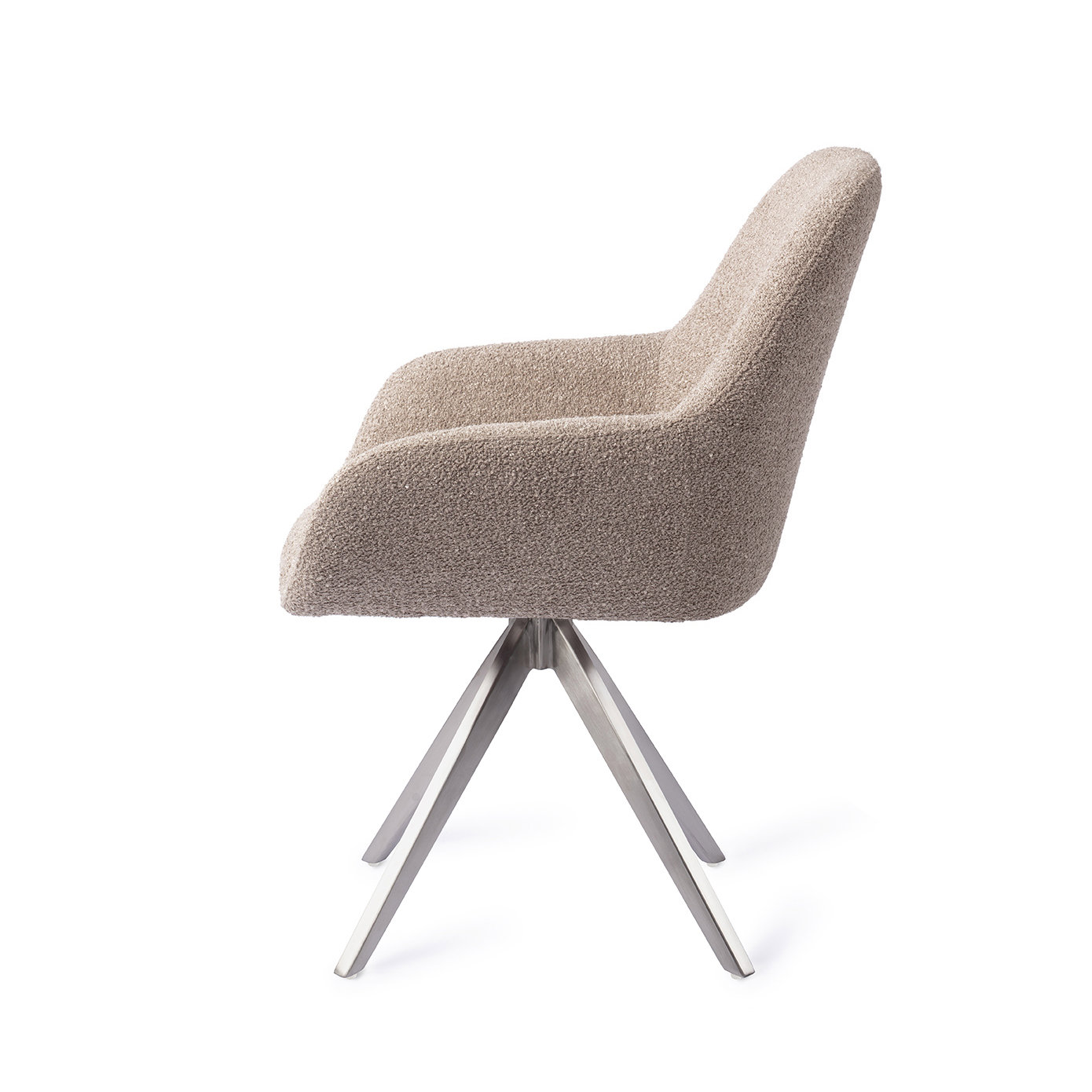 Jesper Home Esszimmerstuhl Kushi Stone Haze Turn Stahl