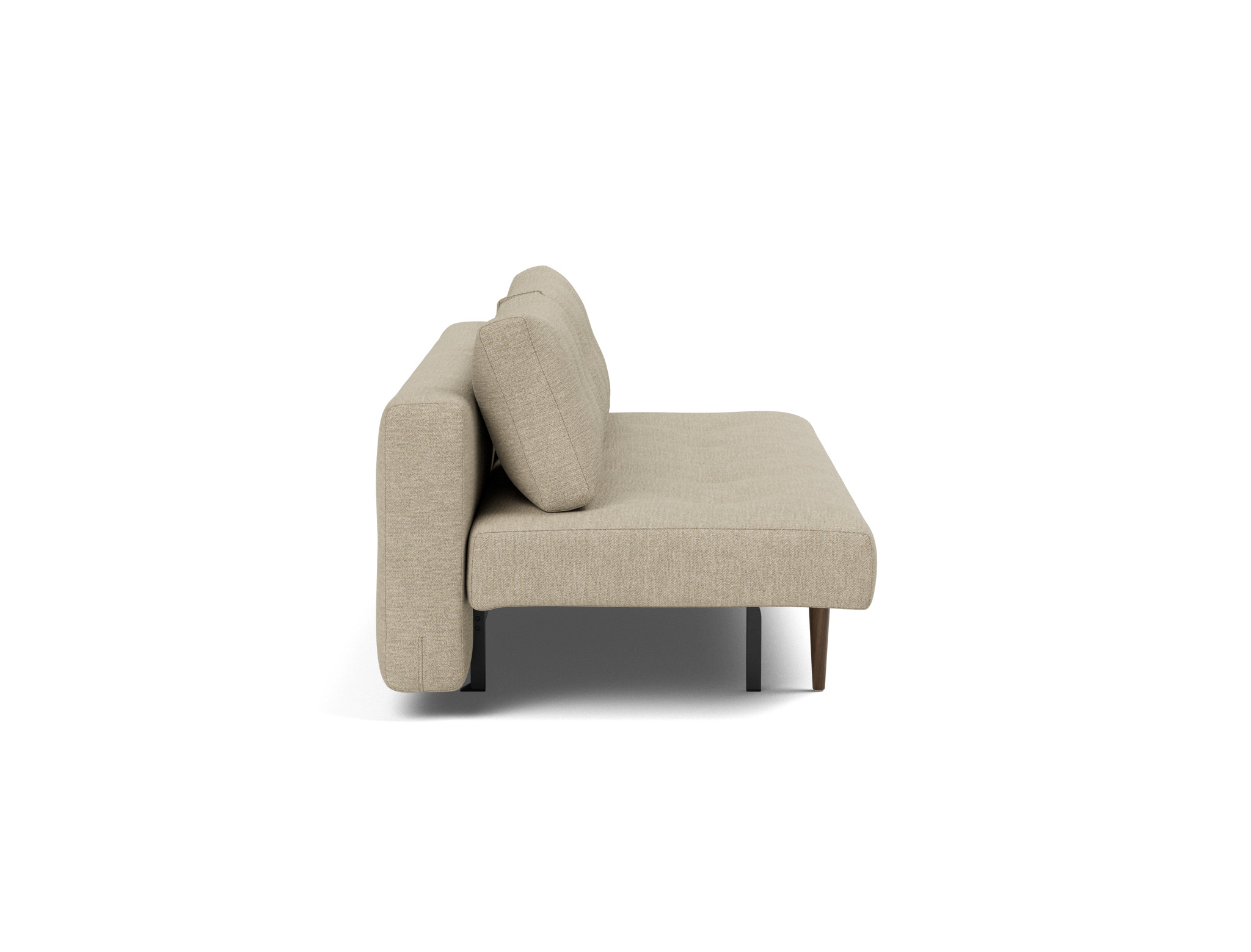 Schlafsofa Recast Strukturierter Stoff Taura 356-Sand