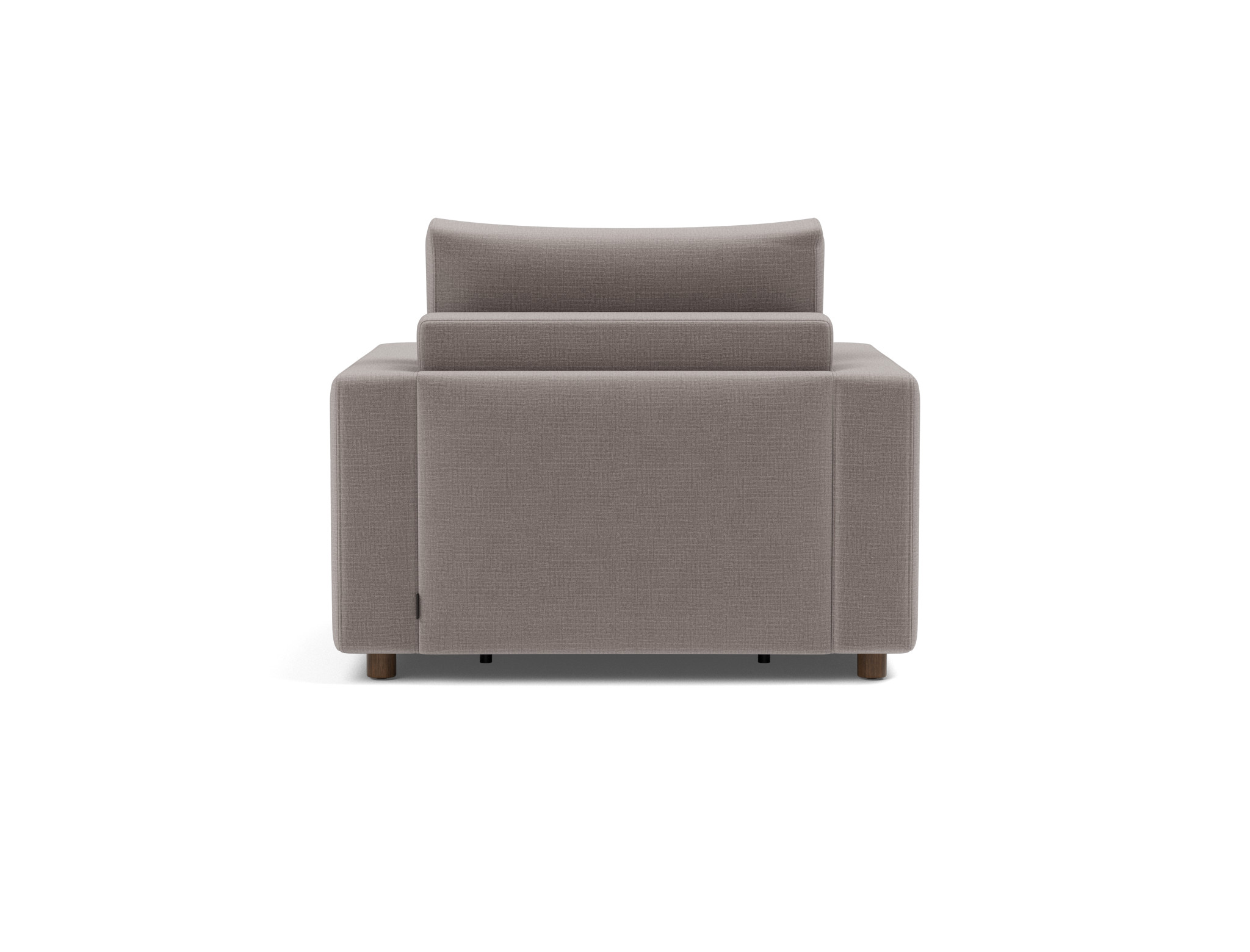 Schlafsessel Neah mit Standard-Armlehnen Chenille Esina 418-Truffle