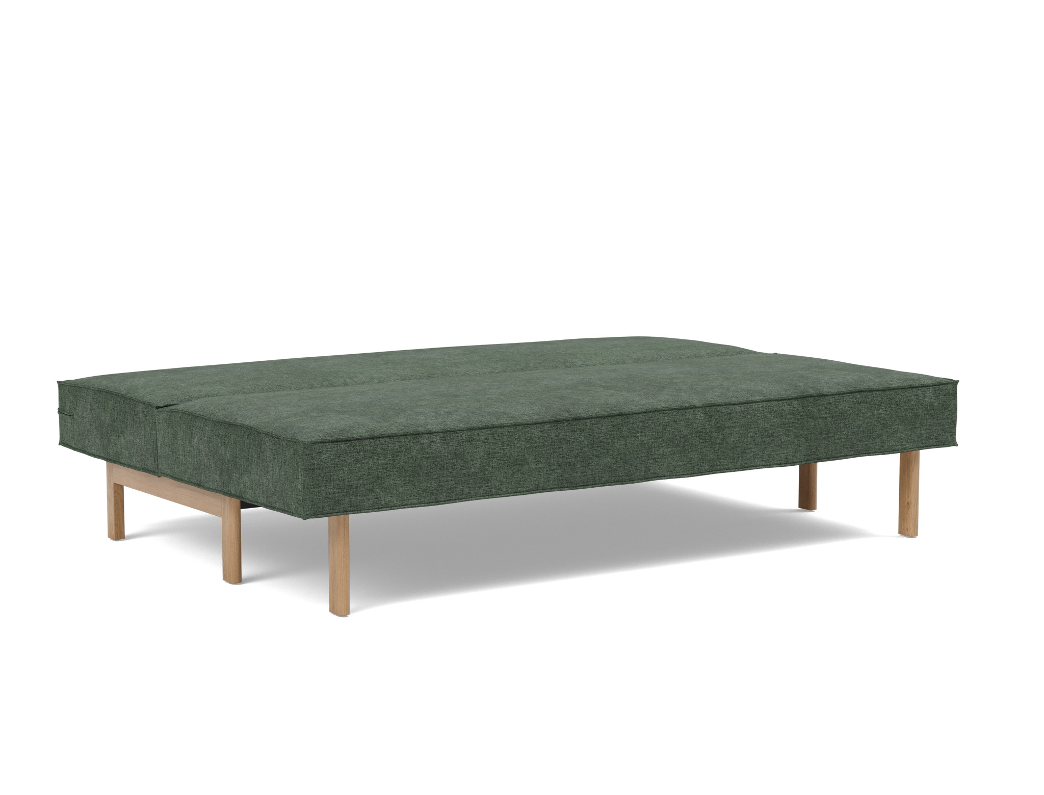 Schlafsofa Sly Flachgewebe Avella 281-Pine-Green Beine Eiche