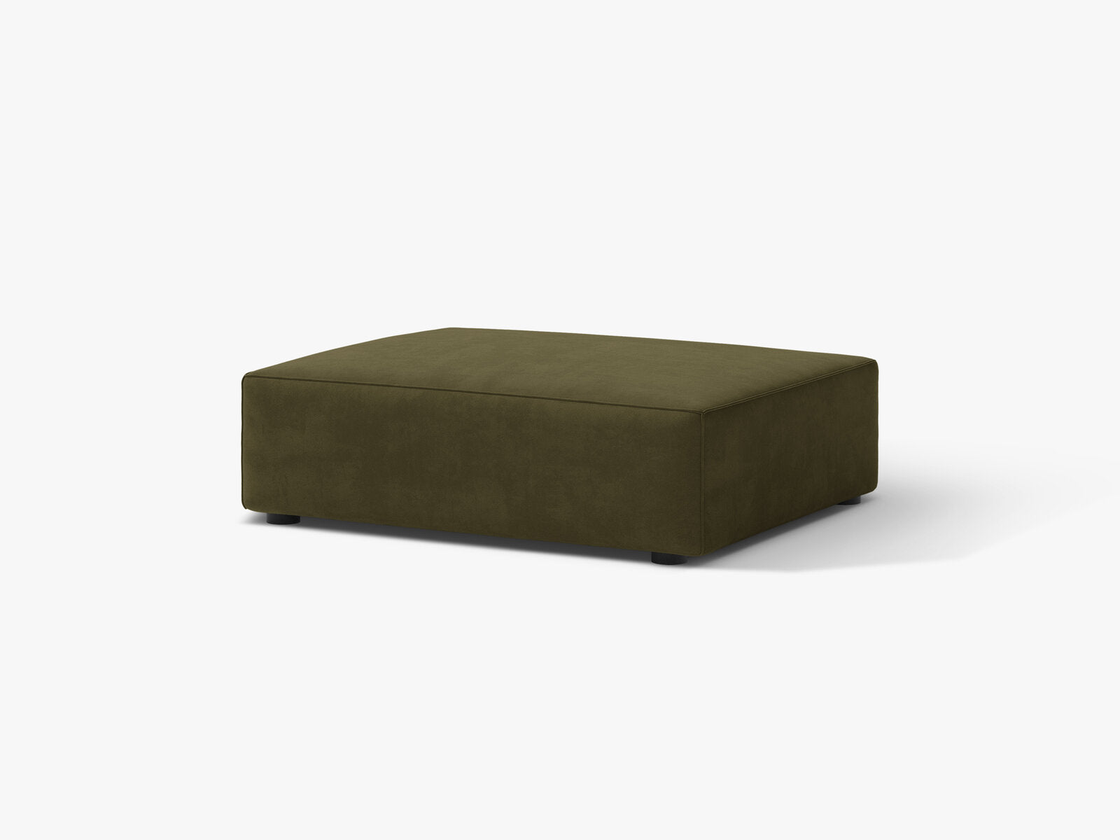 Micadoni Hocker Jodie 1-Sitzer Samt Bluvel Grün