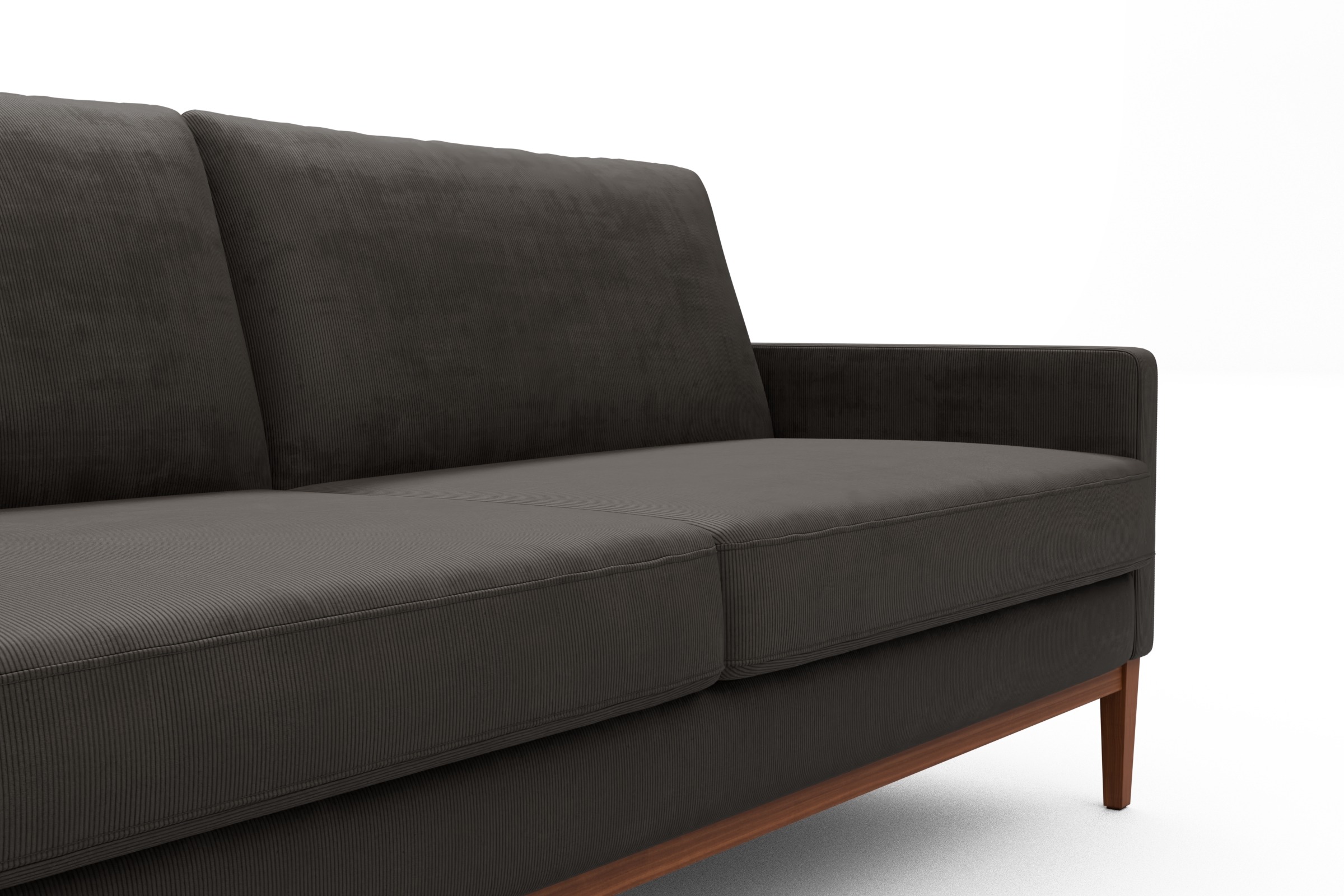 Sofa Bodo 2,5-Sitzer Cordufine-Taupe