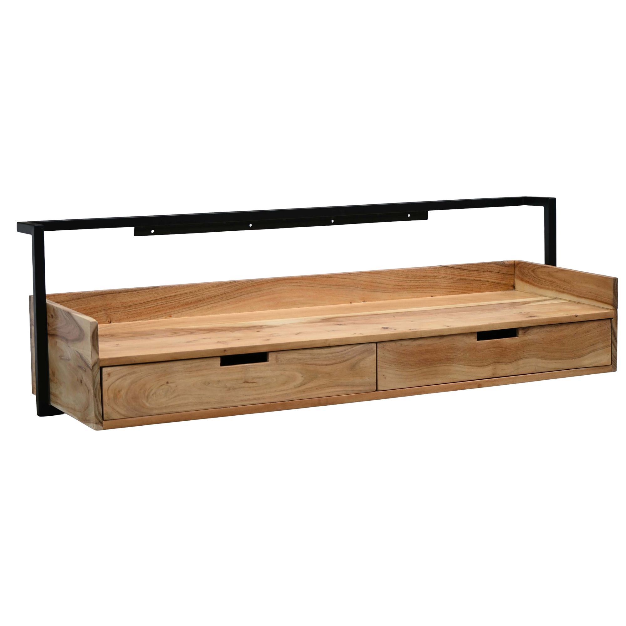 Schreibtisch Prestfoss Akazie Massivholz 120 × 38 × 37 cm