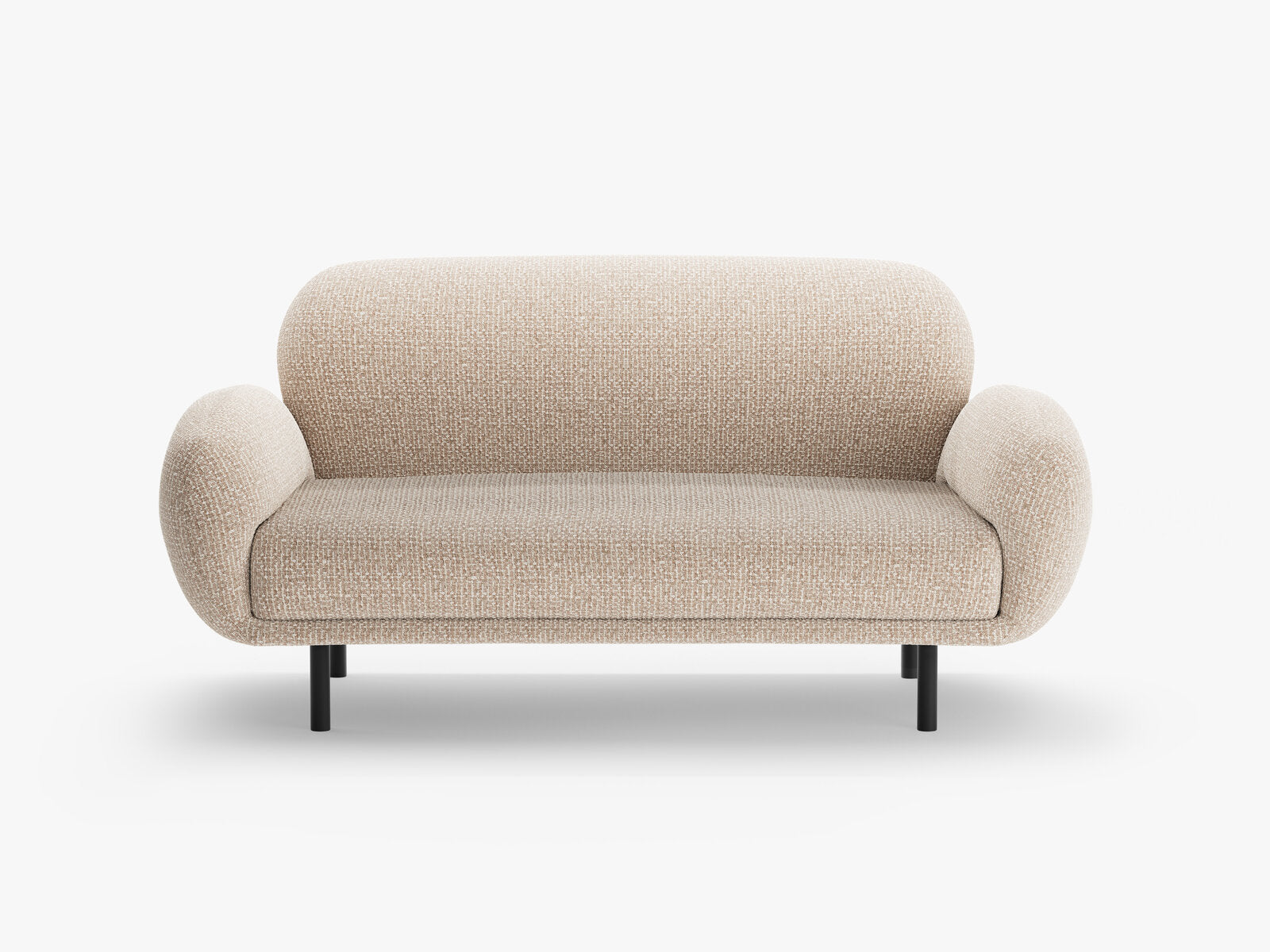 Micadoni Sofa Poppy 2-Sitzer Chenille Silencio Sand