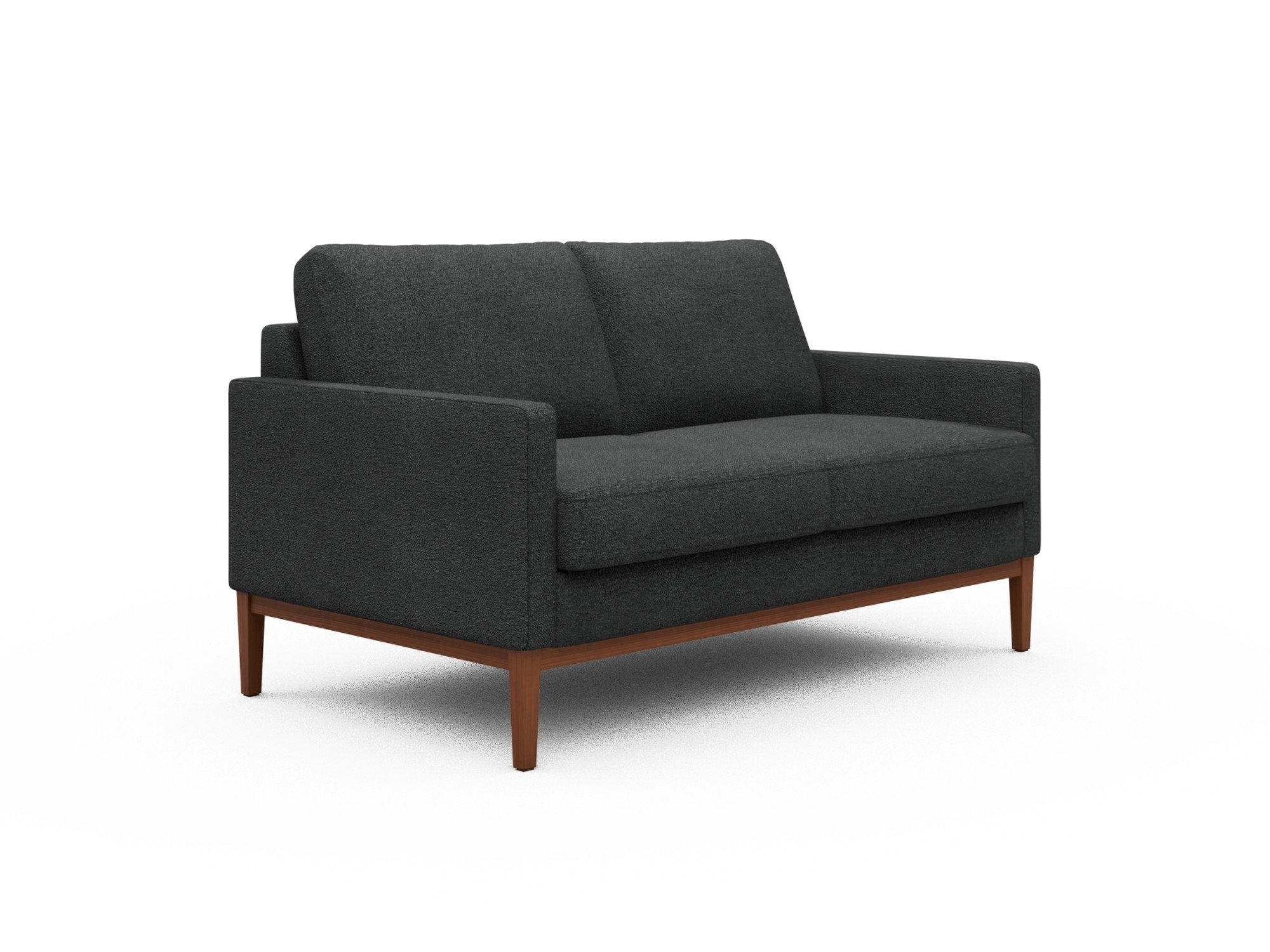 Skandi Home Sofa Bodo 2-Sitzer Boucle-Charcoal moebelfaktor