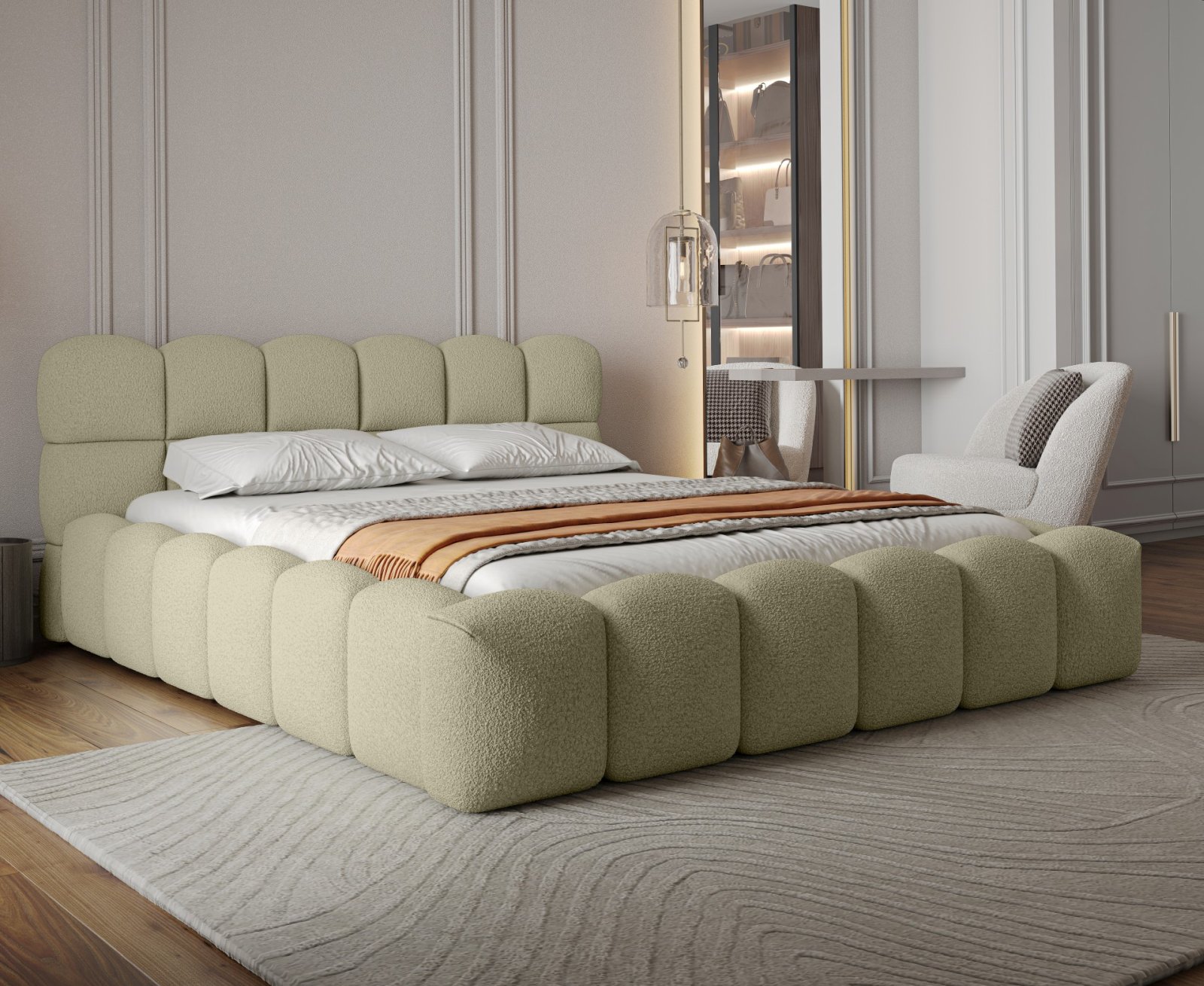 Polsterbett VENTO-SLIM Quelle 180 mit Metallrahmen Quelle 06 moebelfaktor