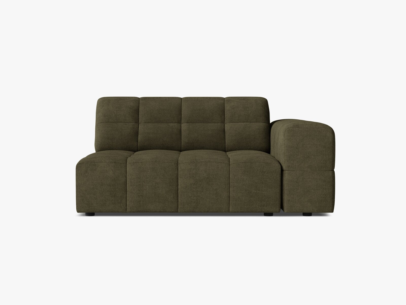 Micadoni Jennifer Sofamodul XL Rechts Chenille Eden Grün