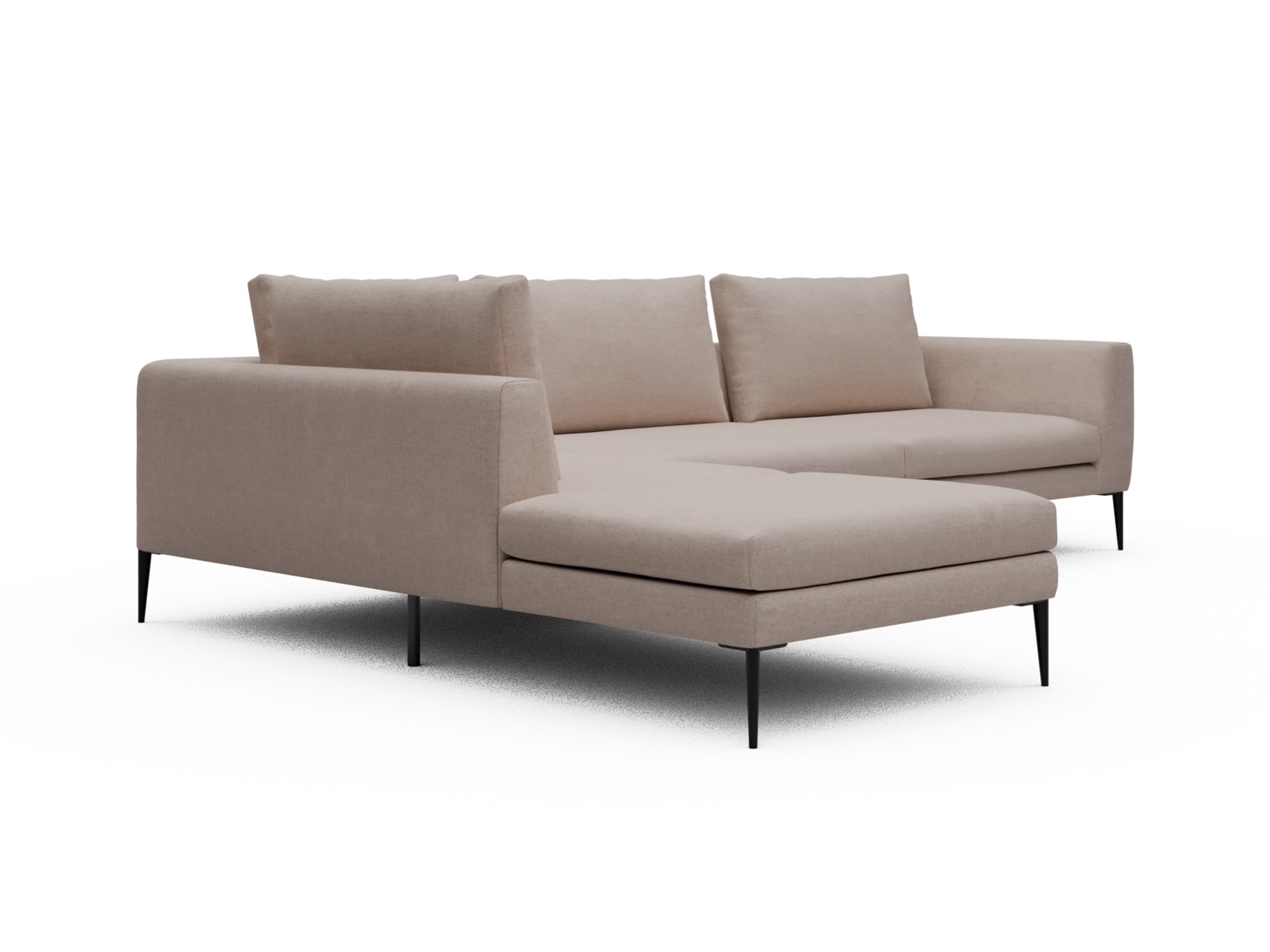 Skandi Home Ecksofa Paul Relax-Ecke links mit 3-Sitzer Weda-Sand moebelfaktor