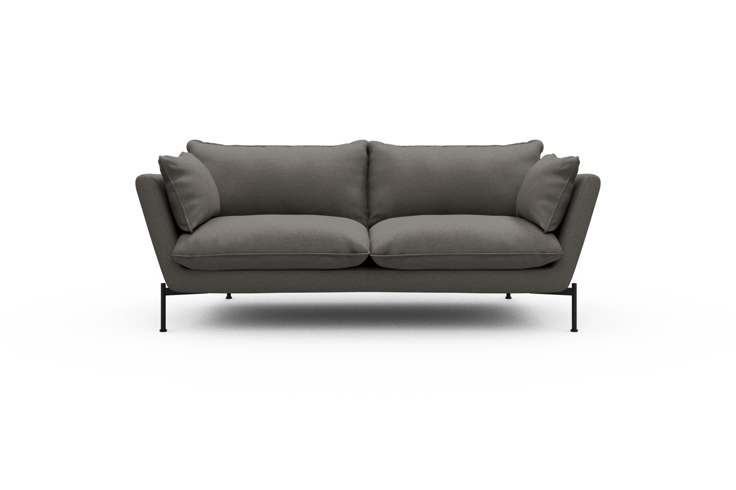 Skandi Home Sofa Anton PREMIUM 2-Sitzer Satya-Taupe moebelfaktor