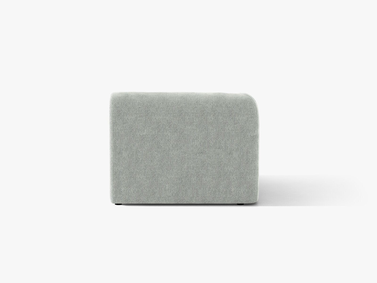 Micadoni Eckmodul Miley 1-Sitzer Links Chenille Eden Silber
