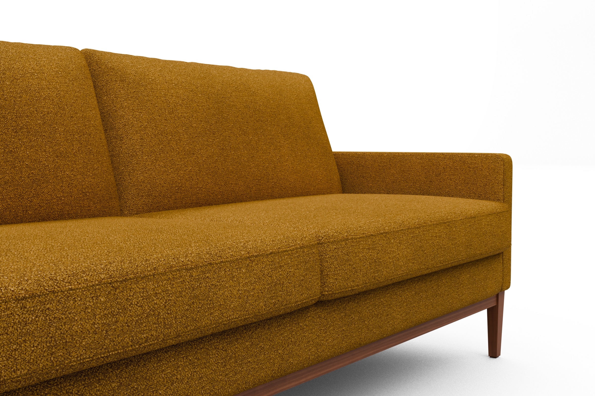 Sofa Bodo 3-Sitzer Boucle-Ochre