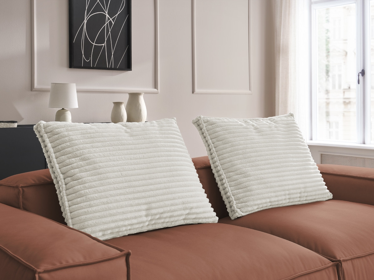 Bobochic Boheme Sofa 3-Sitzer Kunstleder Dunkelbraun