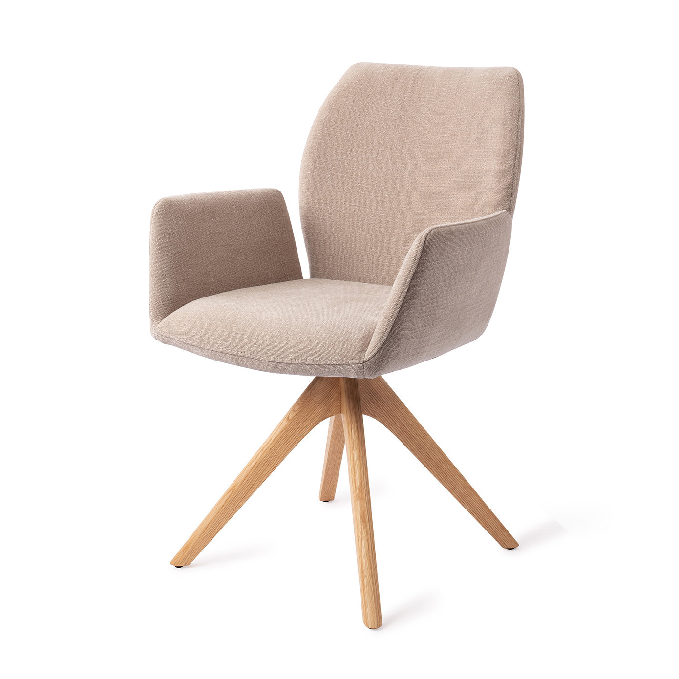 Jesper Home Esszimmerstuhl Misaki Sand Strand Revolve Eiche Natur