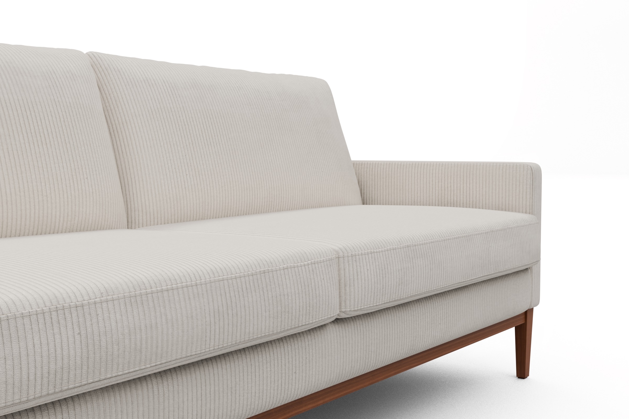 Sofa Bodo 2-Sitzer Corduroy-Ivory