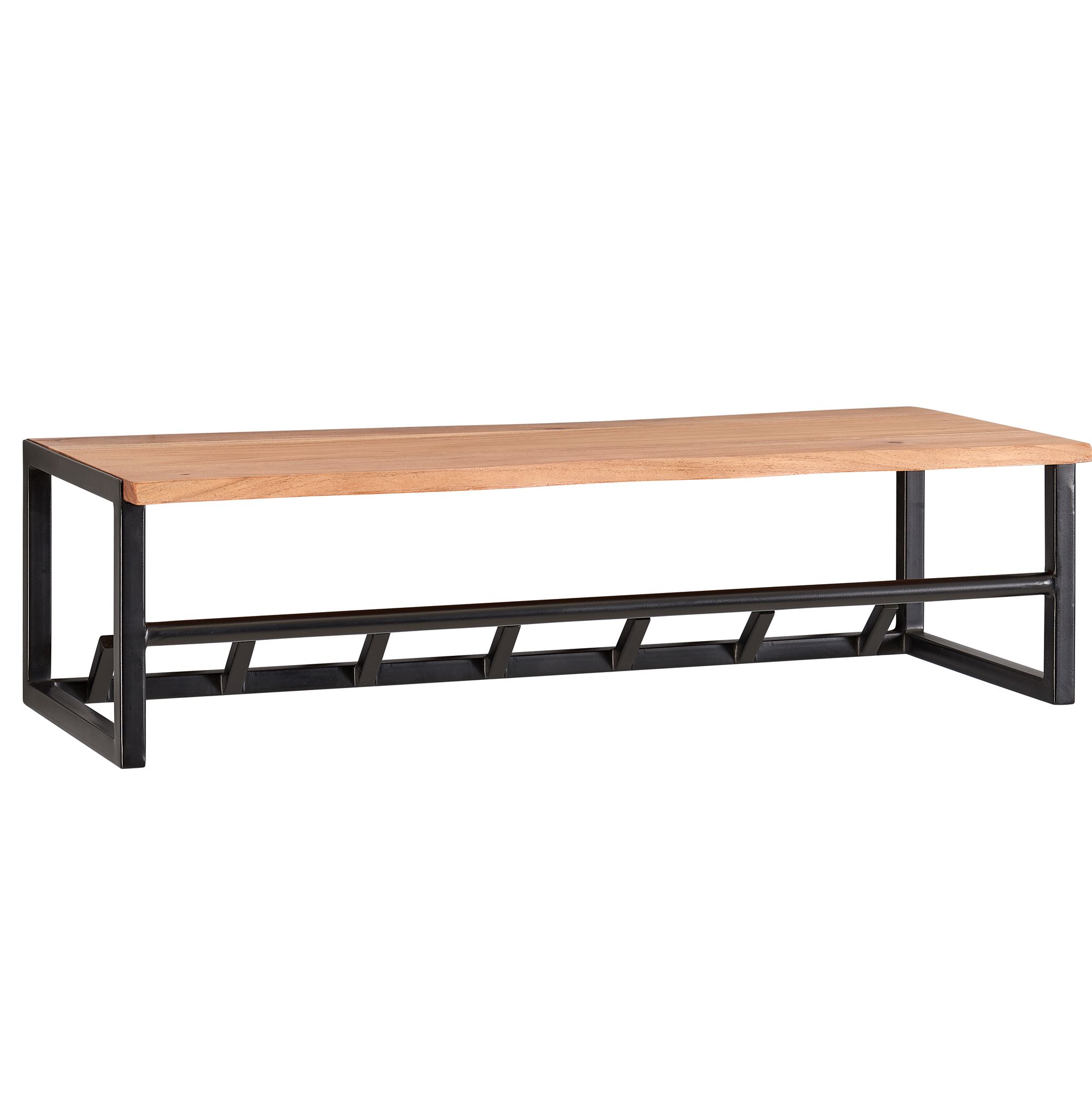 Wandgarderobe Andakill Akazie Massivholz 80 × 33 × 22 cm