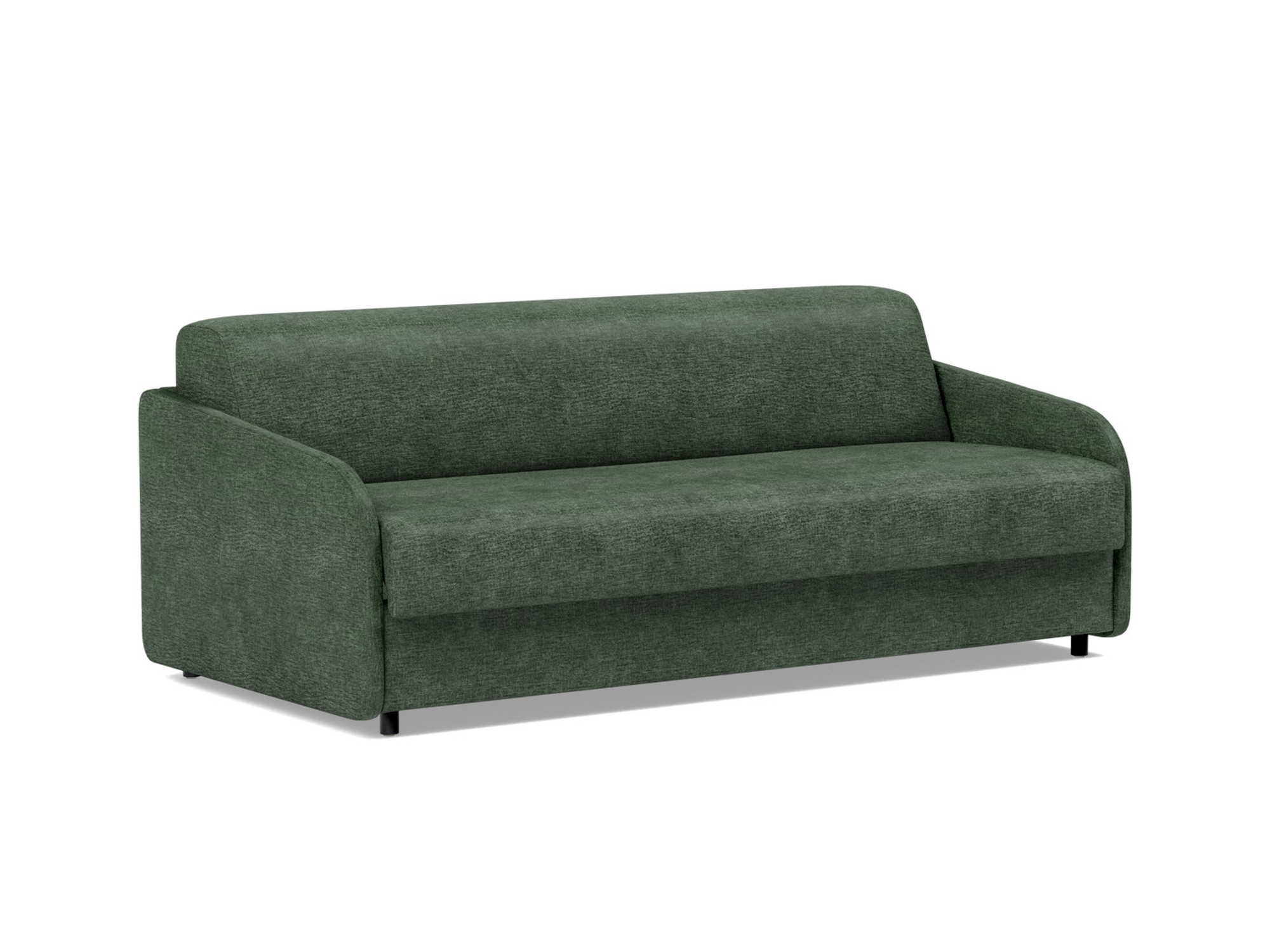 Schlafsofa Eivor mit Memory-Matratze 160 Flachgewebe Avella 281-Pine-Green