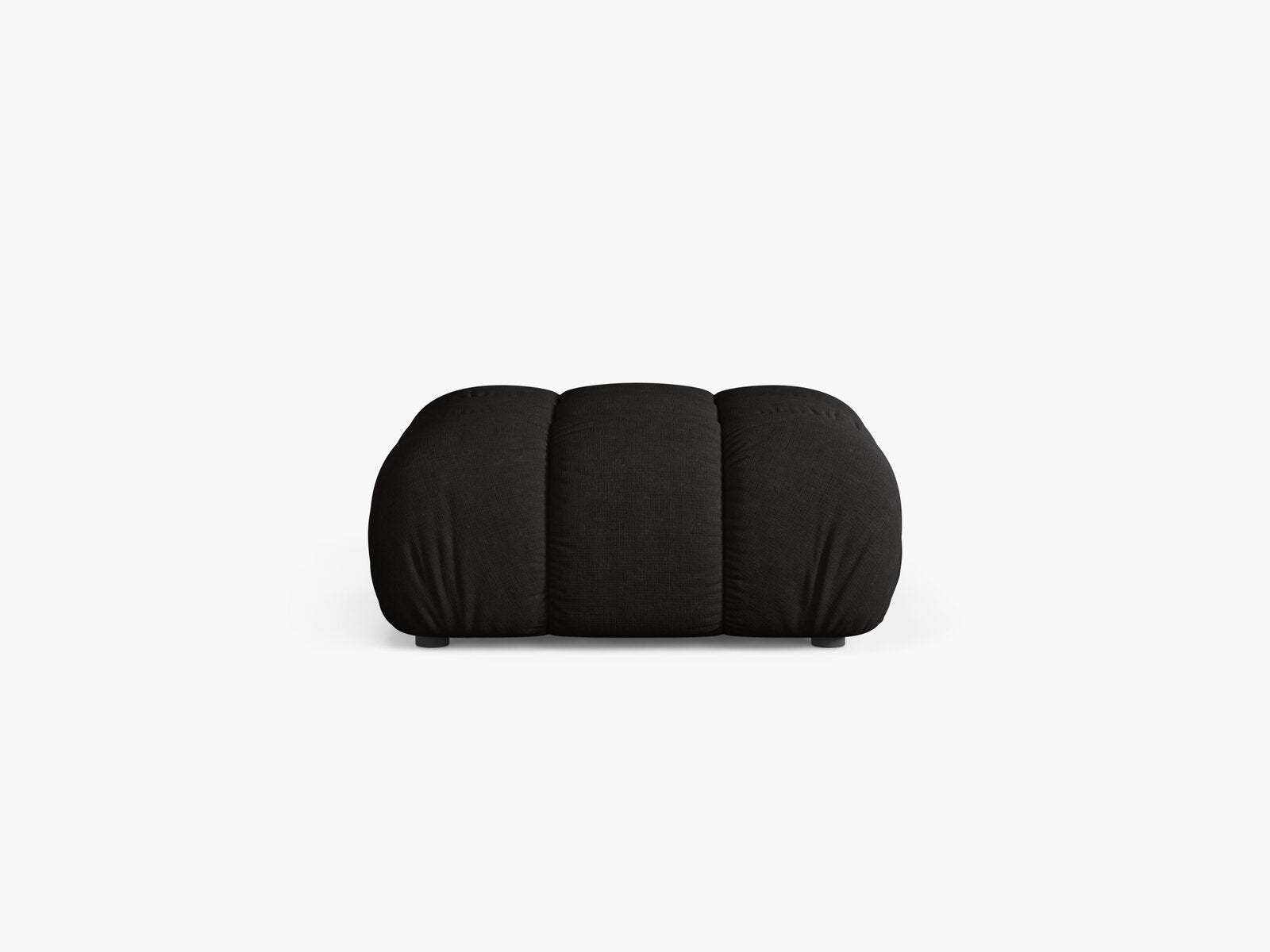 Micadoni Hocker Bellis Strukturierter Stoff Liberty Schwarz