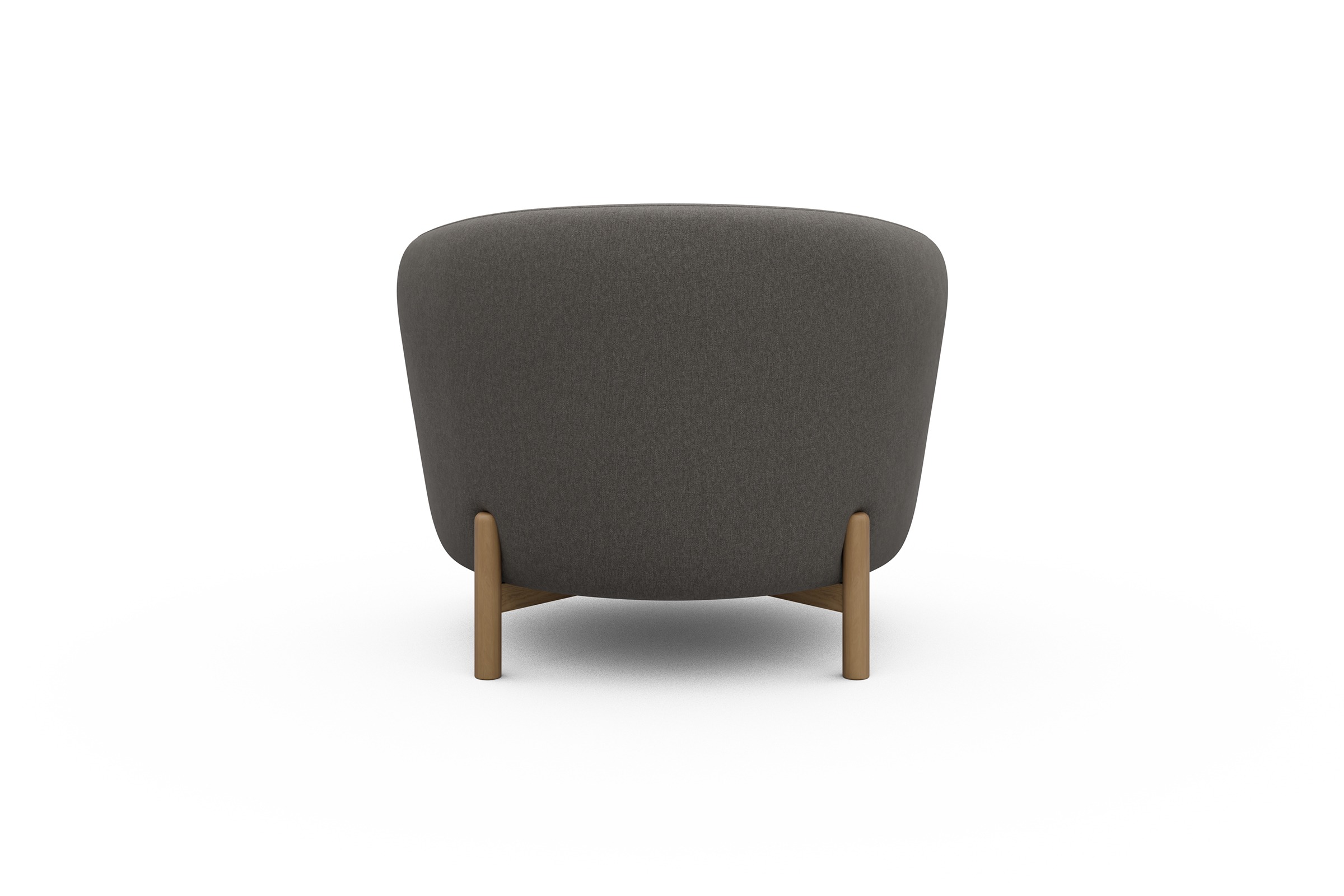 Sessel Ronda Holzbeine Eiche Natur Satya-Taupe