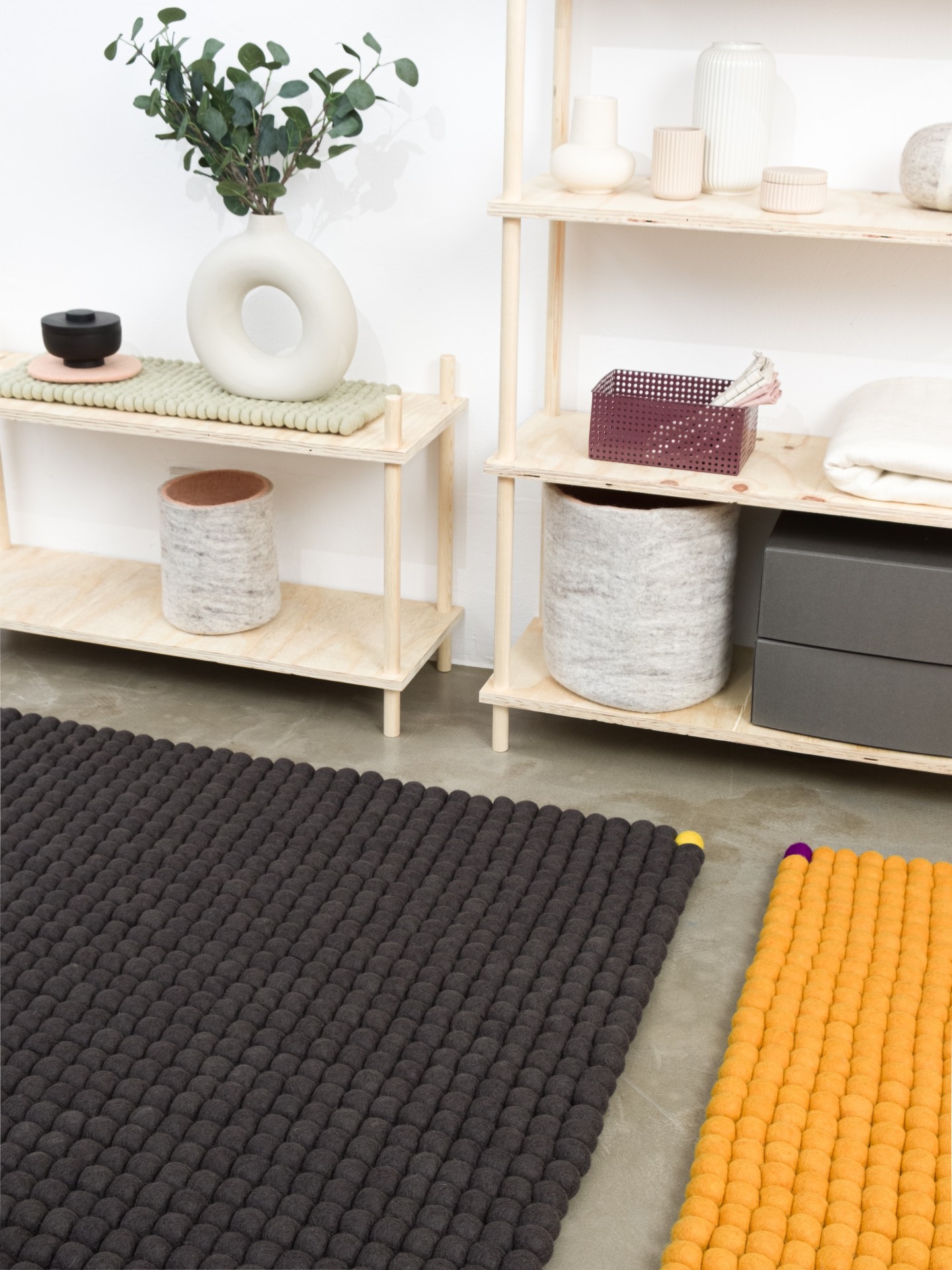 myfelt Big One ockergelb - 120x170 cm