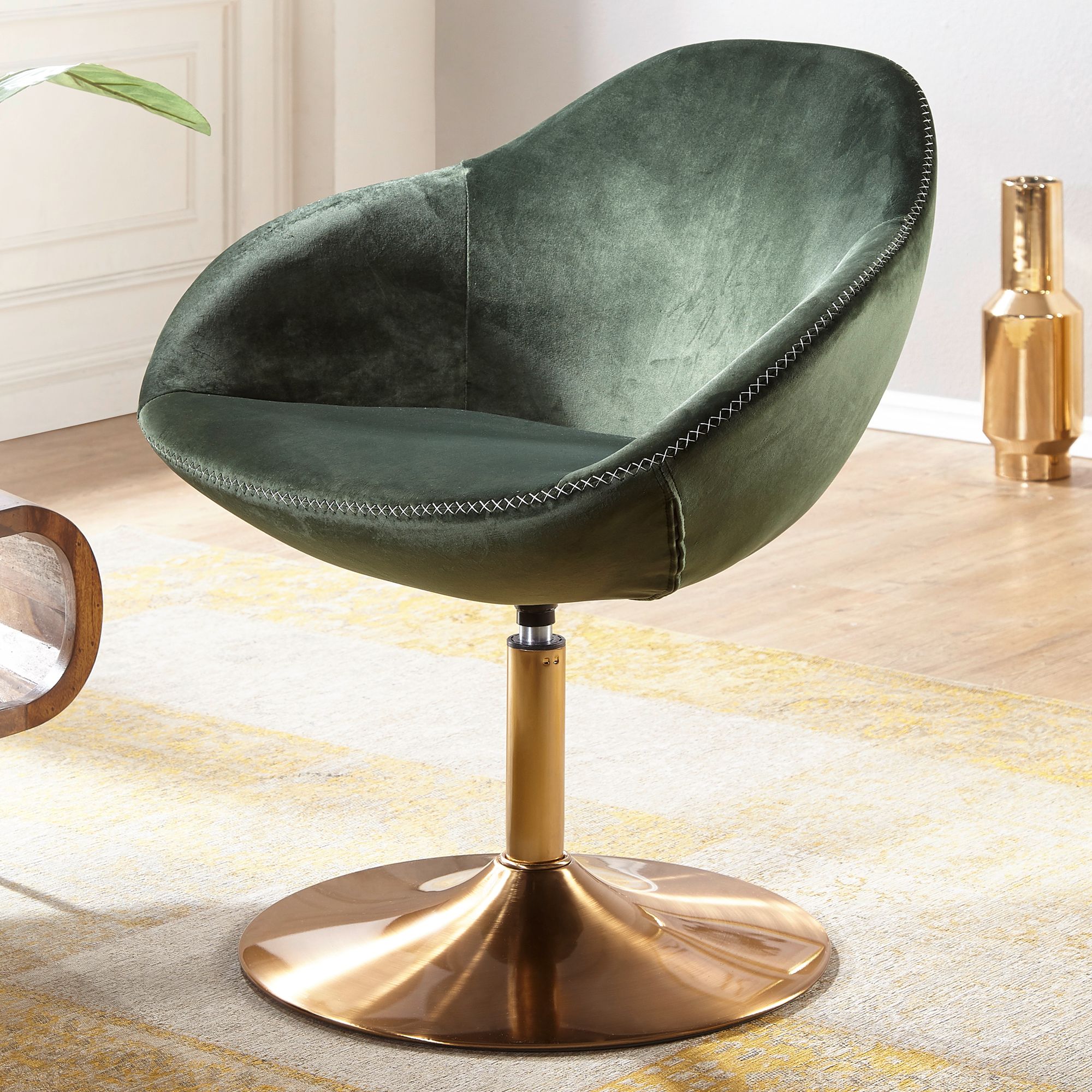 Loungesessel Reine Samt Grün 70 × 70 × 79 cm