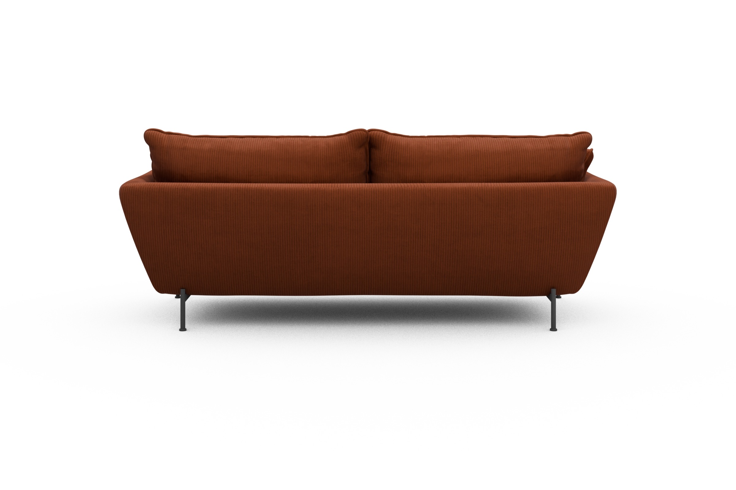 Sofa Anton PREMIUM 3-Sitzer Corduroy-Burnt-Orange