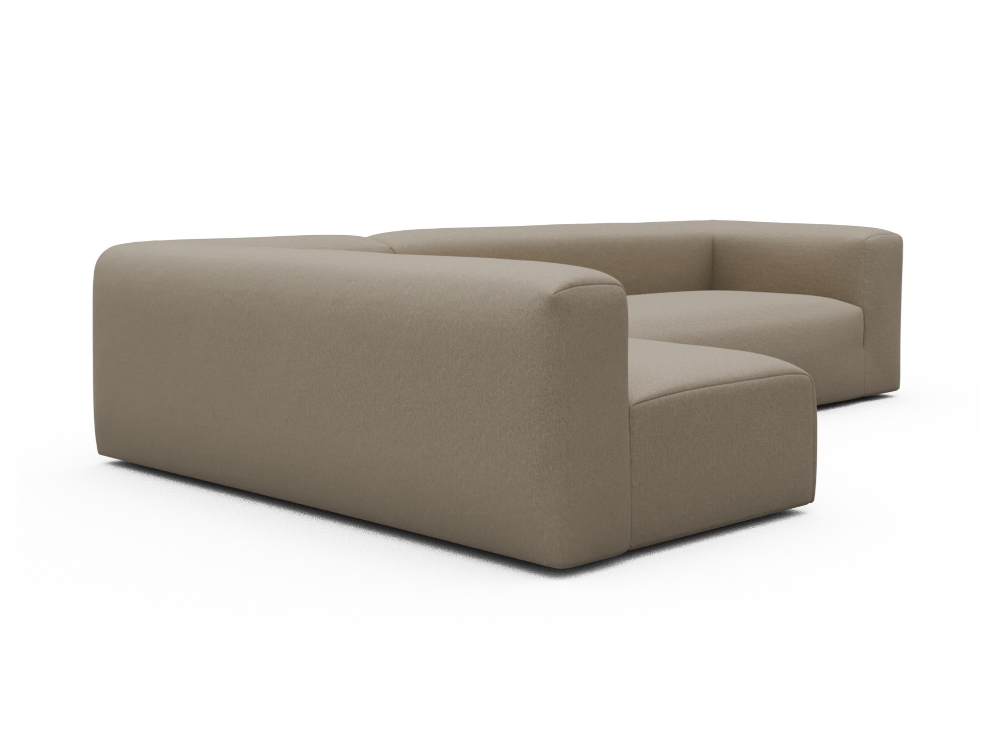 Skandi Home Ecksofa Fred 2x 2,5-Sitzer links offen Satya-Natural moebelfaktor