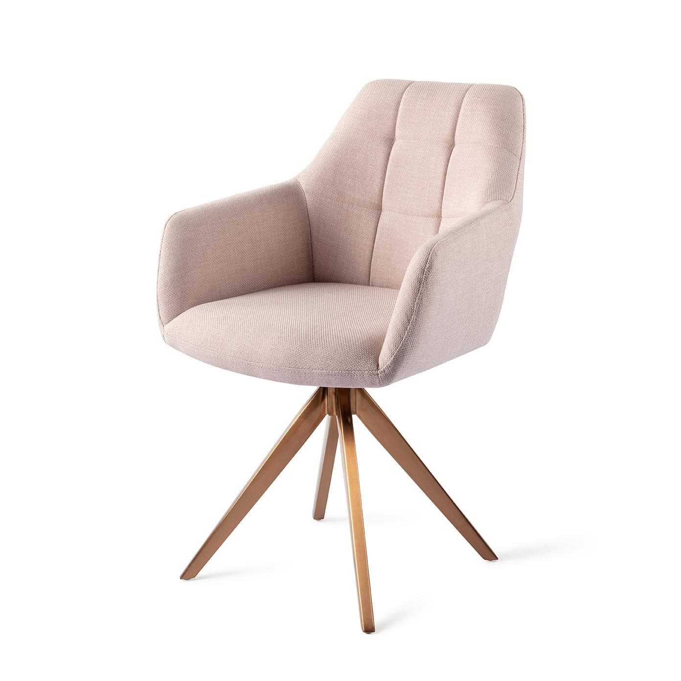 Jesper Home Esszimmerstuhl Noto Petal-Pink Turn Rosa