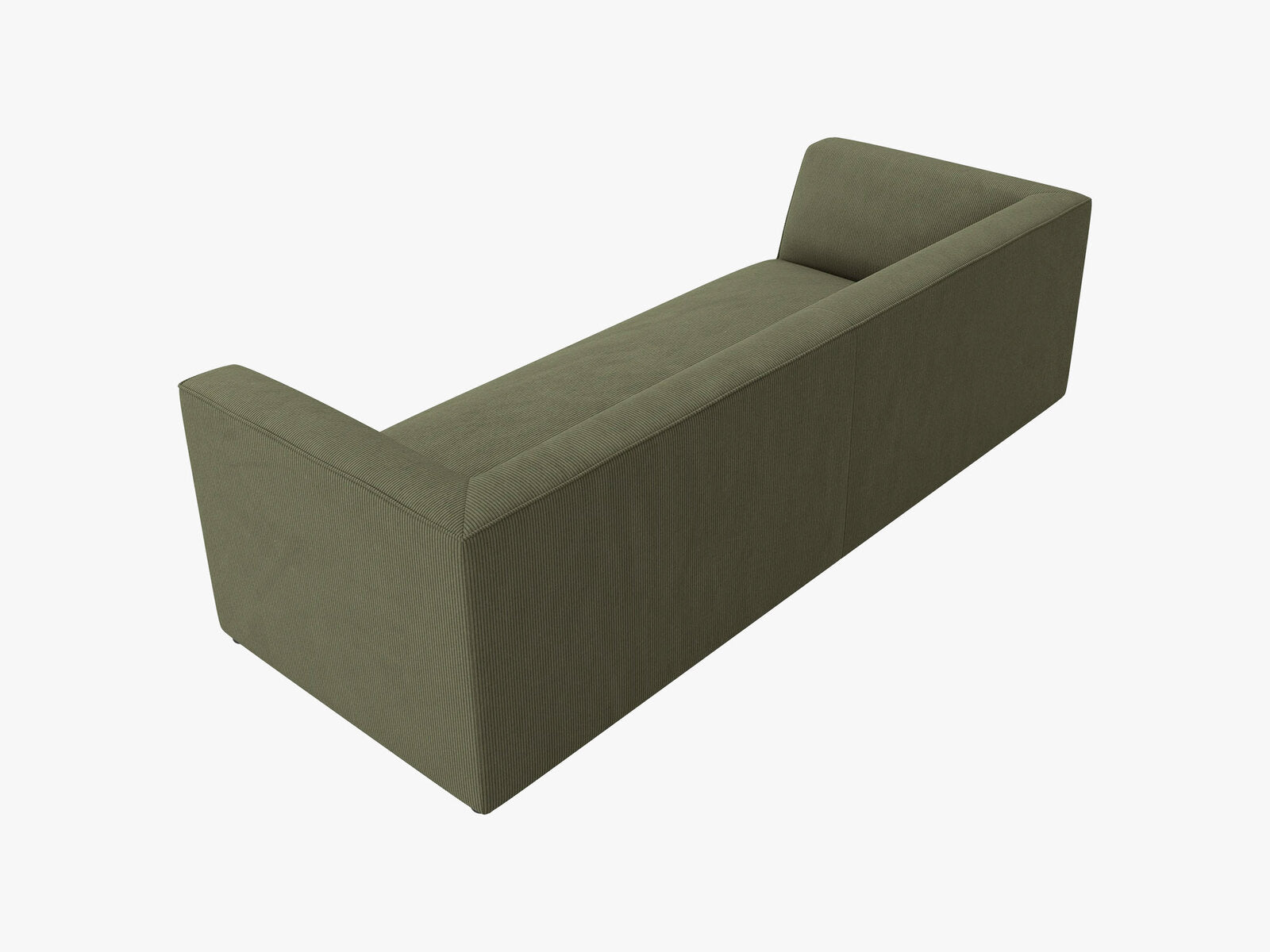 Micadoni Sofa Ruby 3-Sitzer Kord Scala Grün