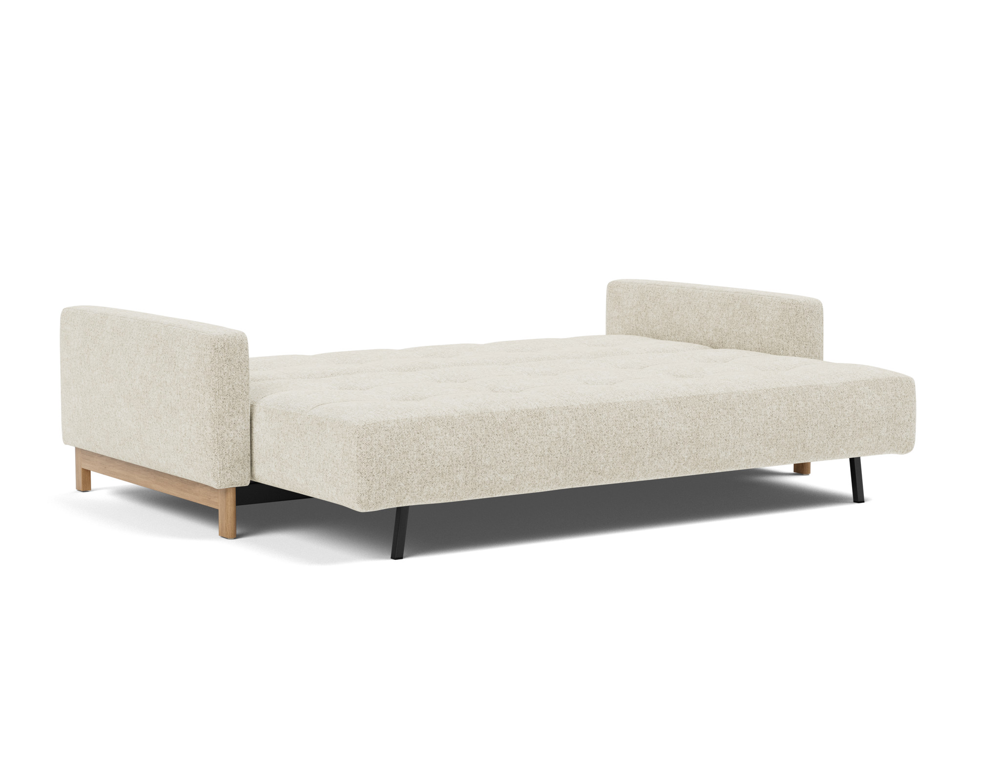 Schlafsofa Pyxis D.E.L. Strukturierter Stoff Taura 357-Off-White