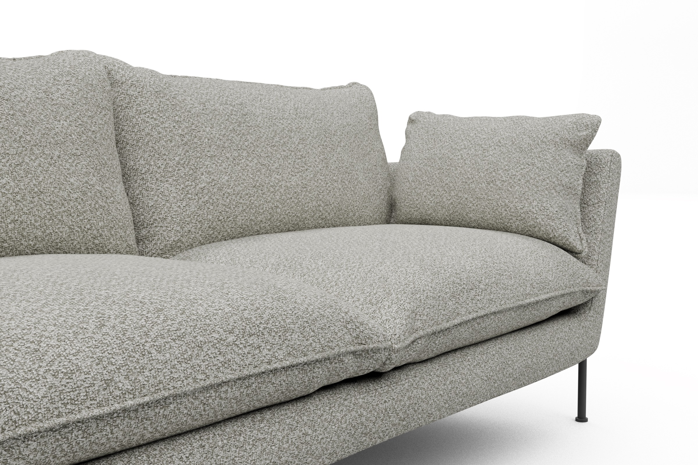 Sofa Anton PREMIUM 2-Sitzer Vanora-Warm-Sand
