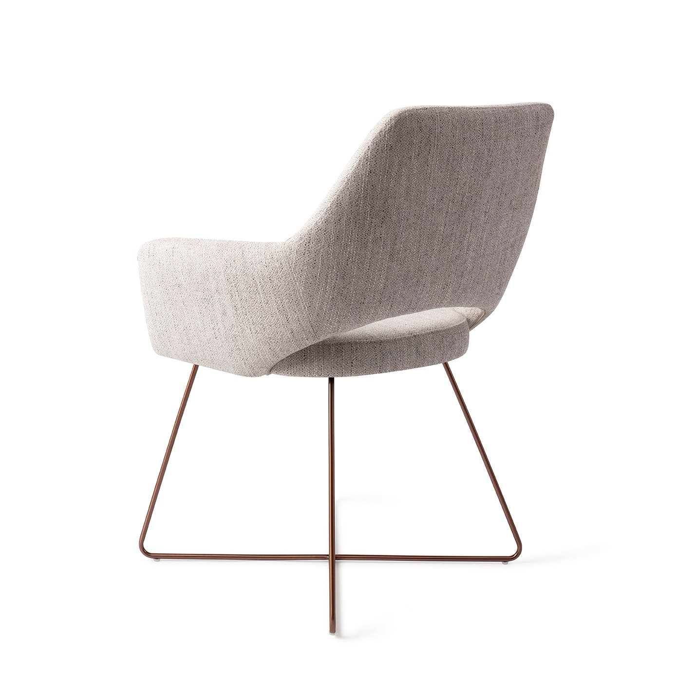 Jesper Home Esszimmerstuhl Yanai Pigeon Cross Rosa