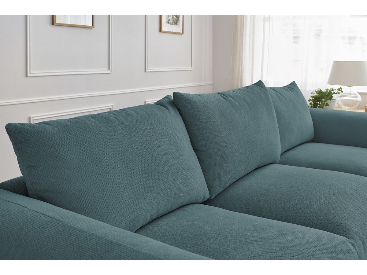 Bobochic Ernest Sofa 3-Sitzer 265 × 106 cm Stoff Dunkelblau
