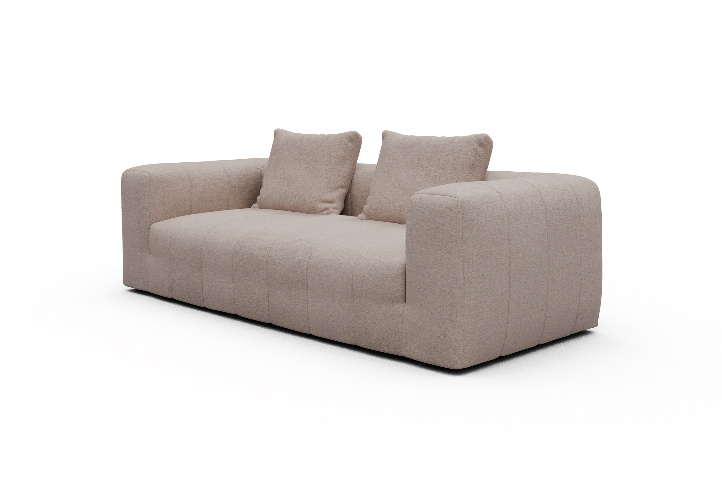 Sofa Hugo 3-Sitzer Weda-Sand