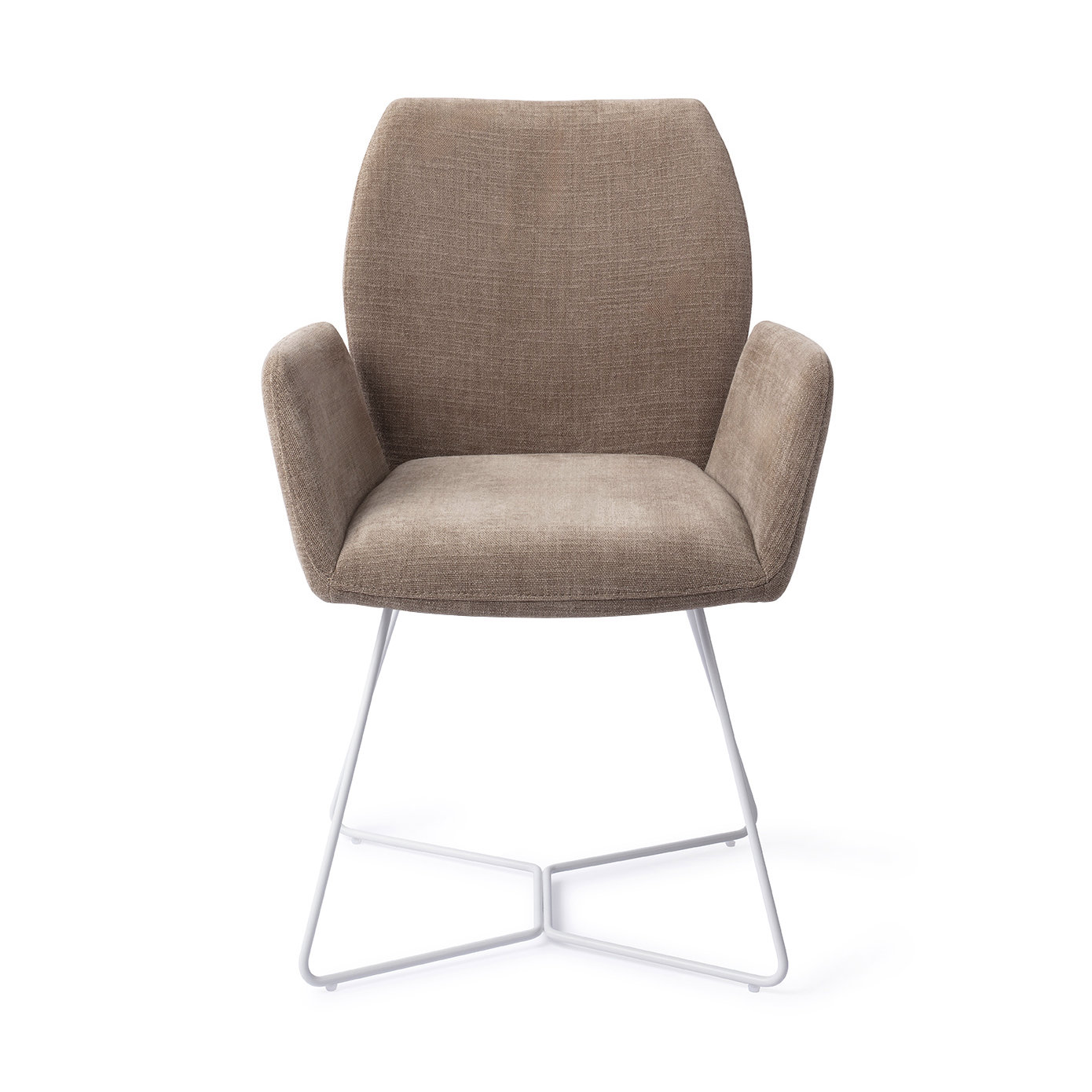 Jesper Home Esszimmerstuhl Misaki Mocha Mist Beehive Weiß