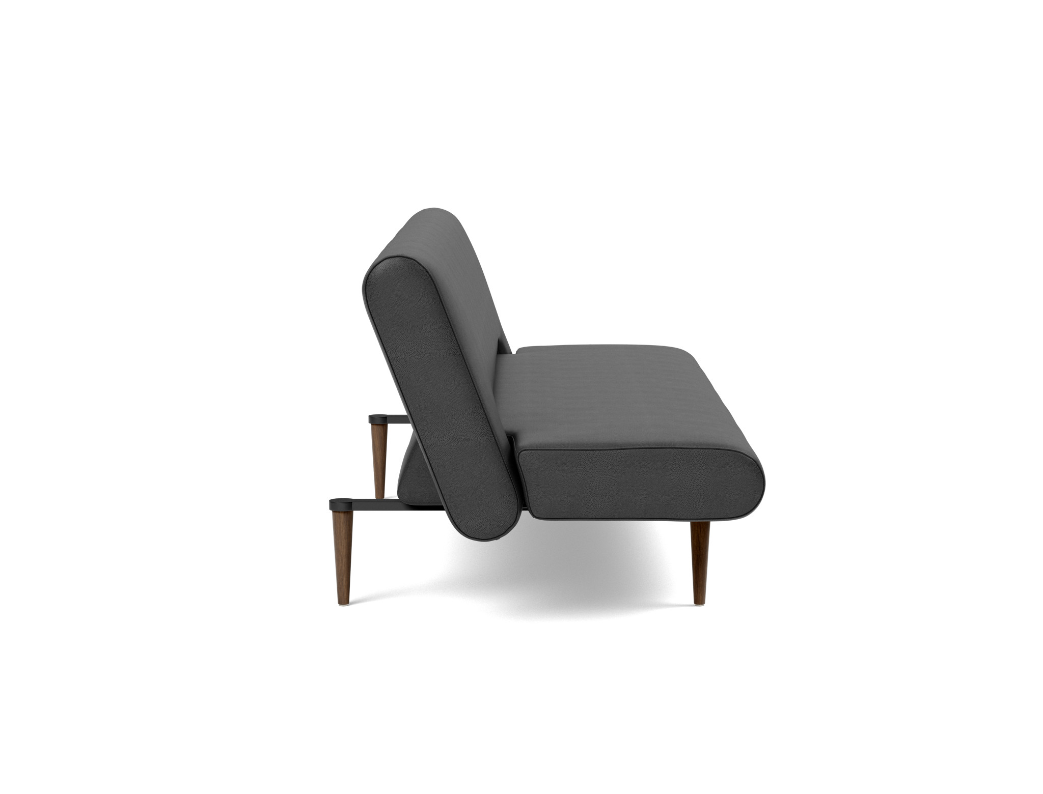 Schlafsofa Unfurl Lederoptik Faunal 550-Black