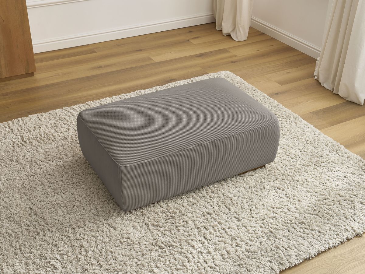 Bobochic Sidonie Pouf Cordsamt Taupe