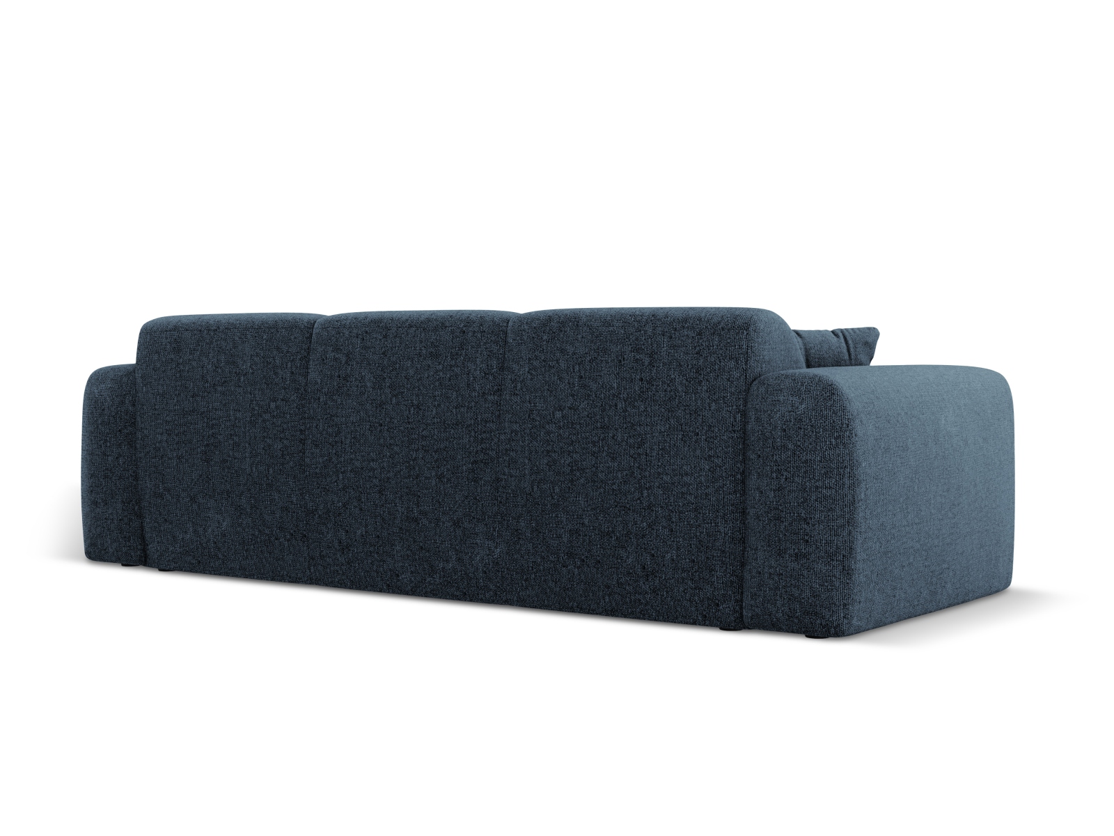 Cosmopolitan Design Sofa Nolio 3-Sitzer Chenille Haga Königsblau